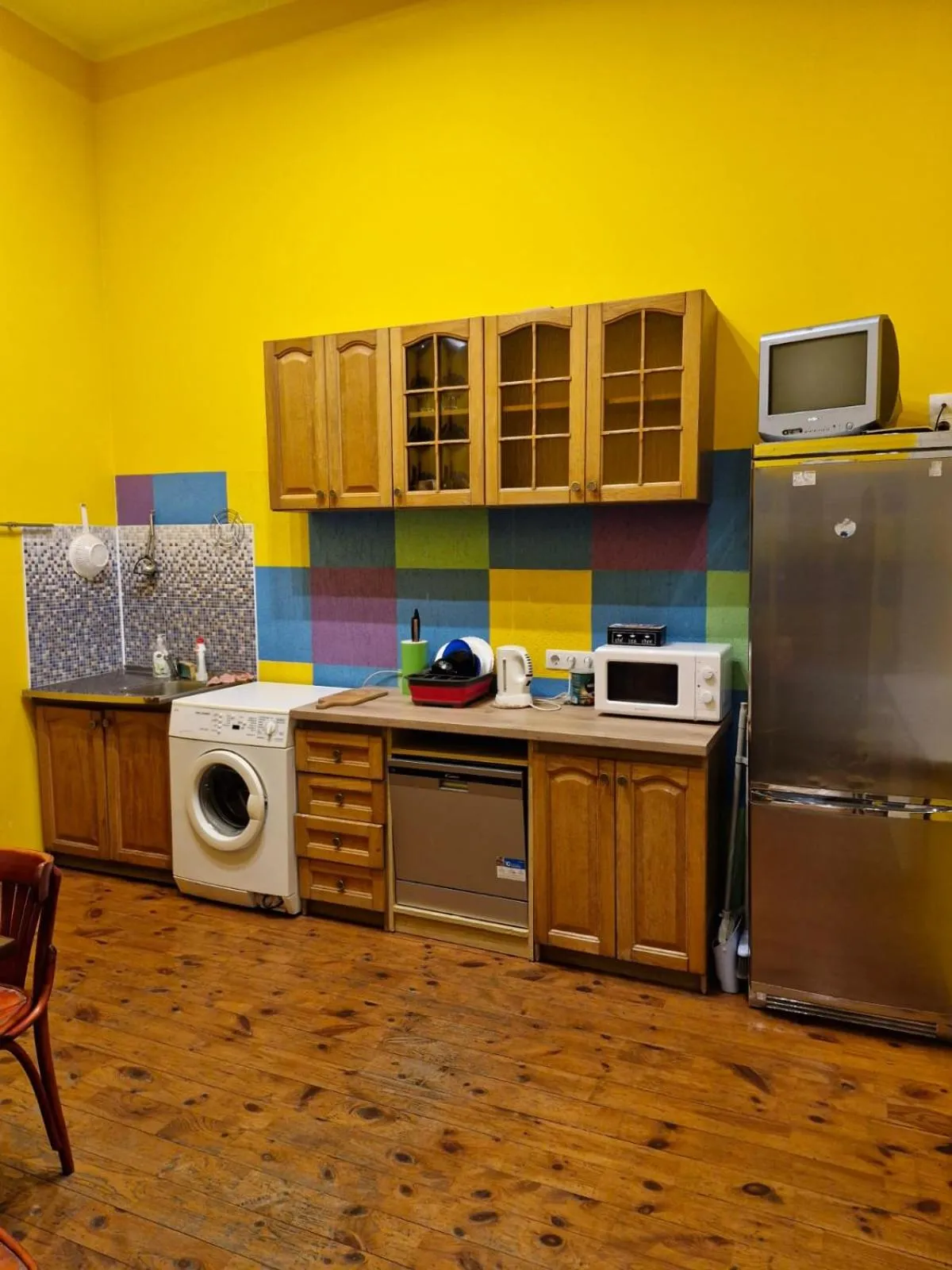 Kitchen or kitchenette in Hotel Erfolg