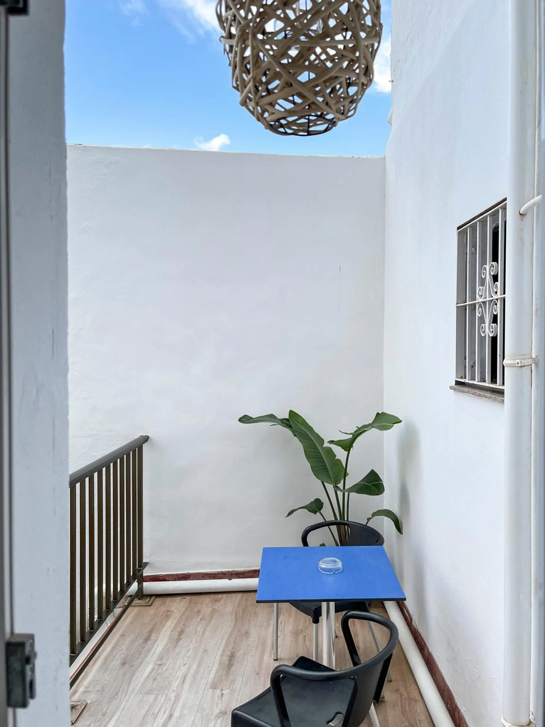 Inner courtyard view in Beatriz Charming Hostal