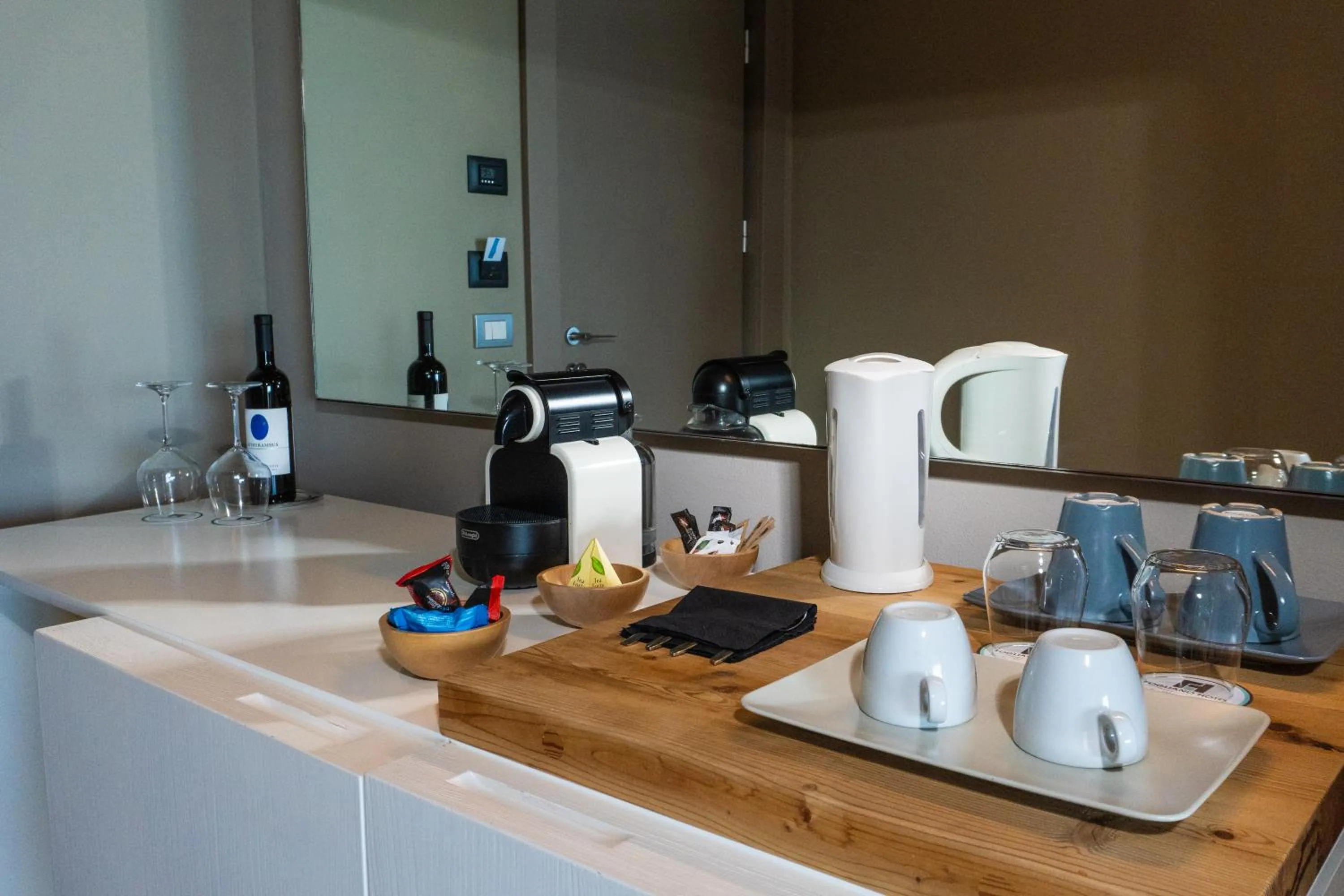 Coffee/tea facilities in Il Fogliano Hotel New Life