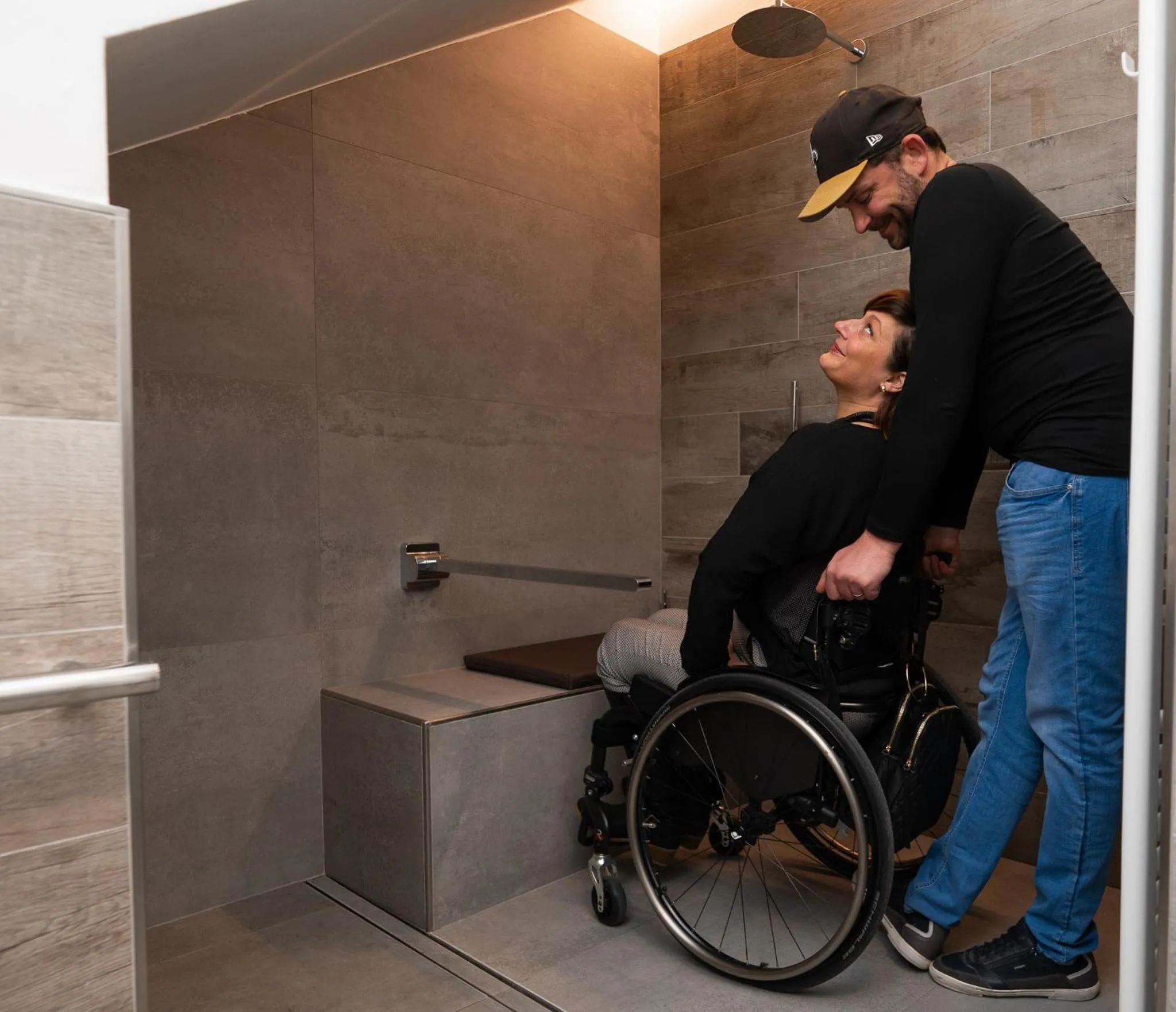 Shower in MAMA Apartments