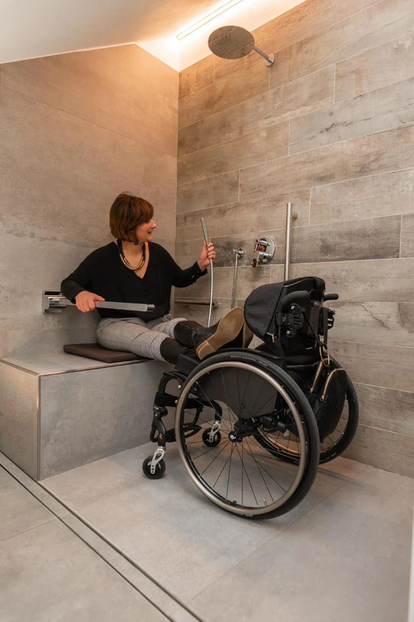 Shower in MAMA Apartments