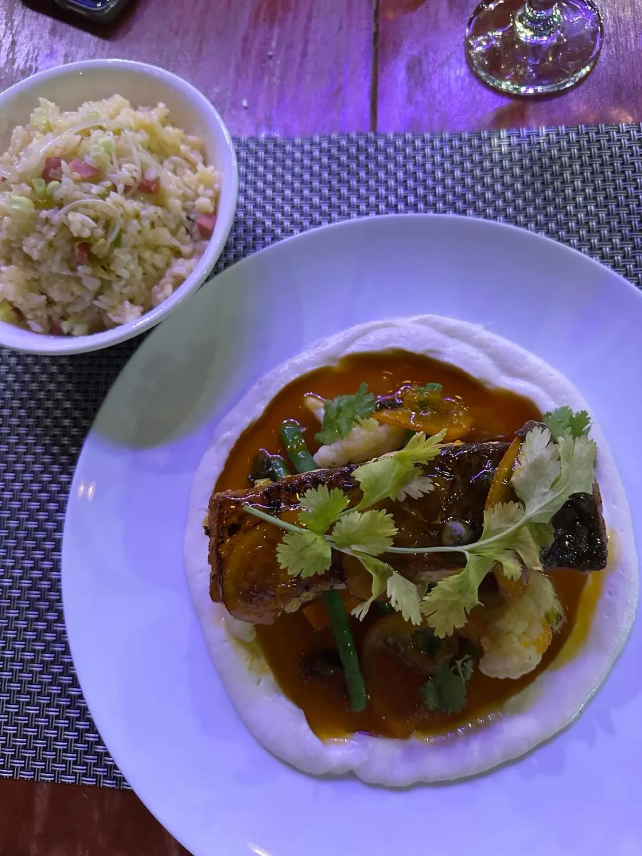 Food in Hotel Oasis Port Barton