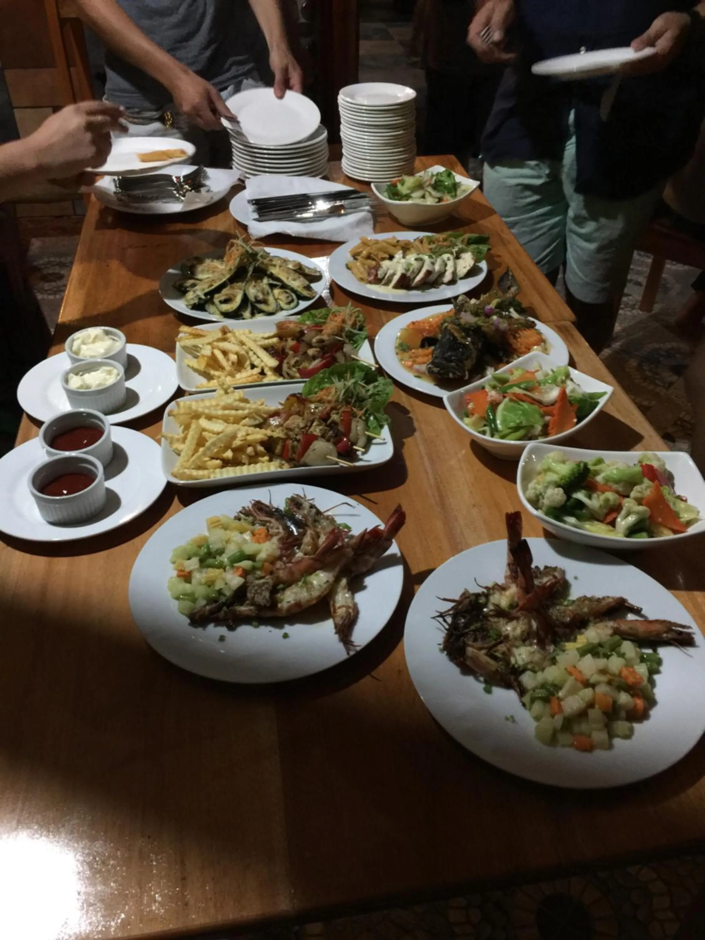 Food close-up in Hotel Oasis Port Barton