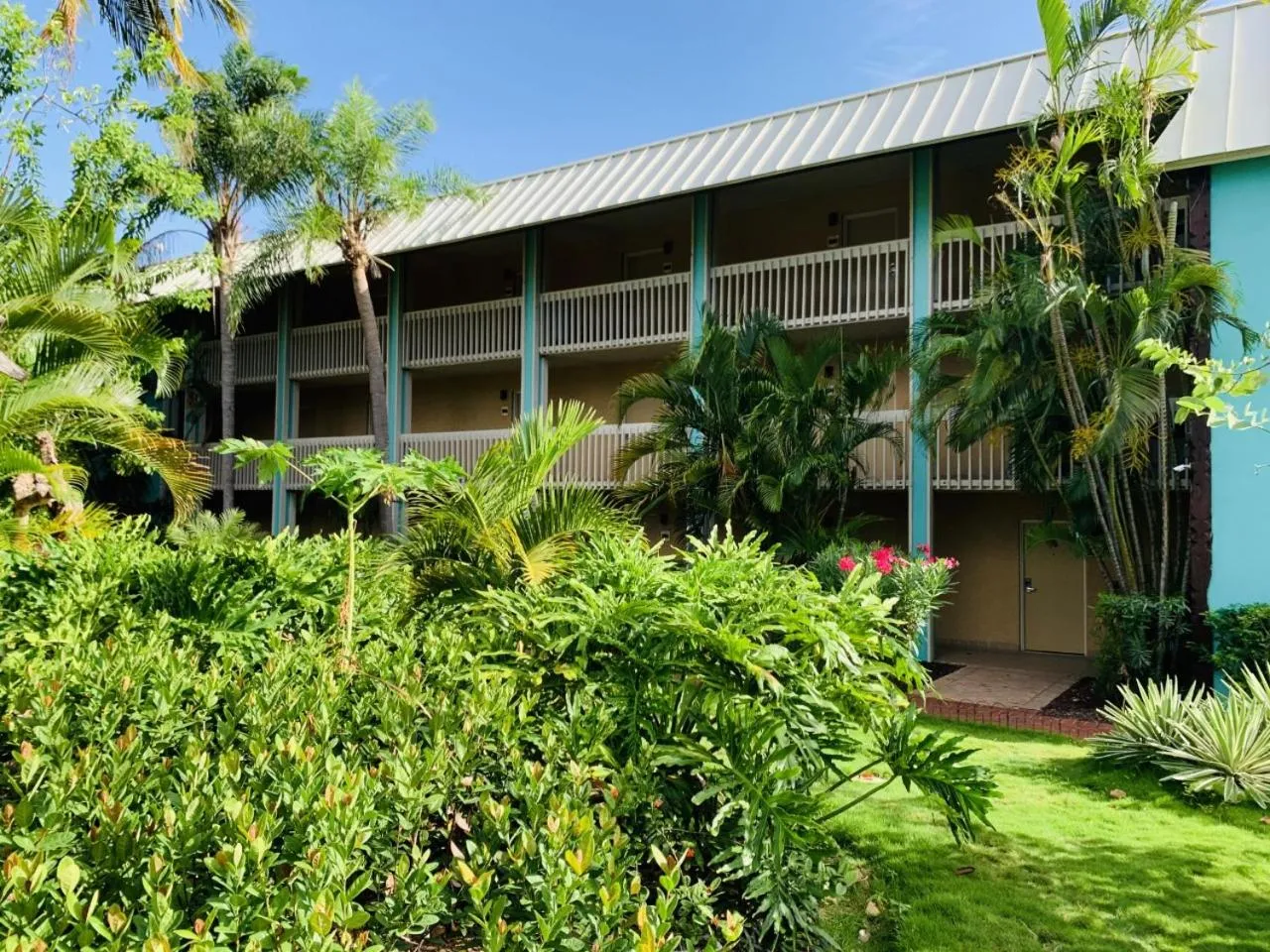 Facade/entrance in Emerald Beach Resort