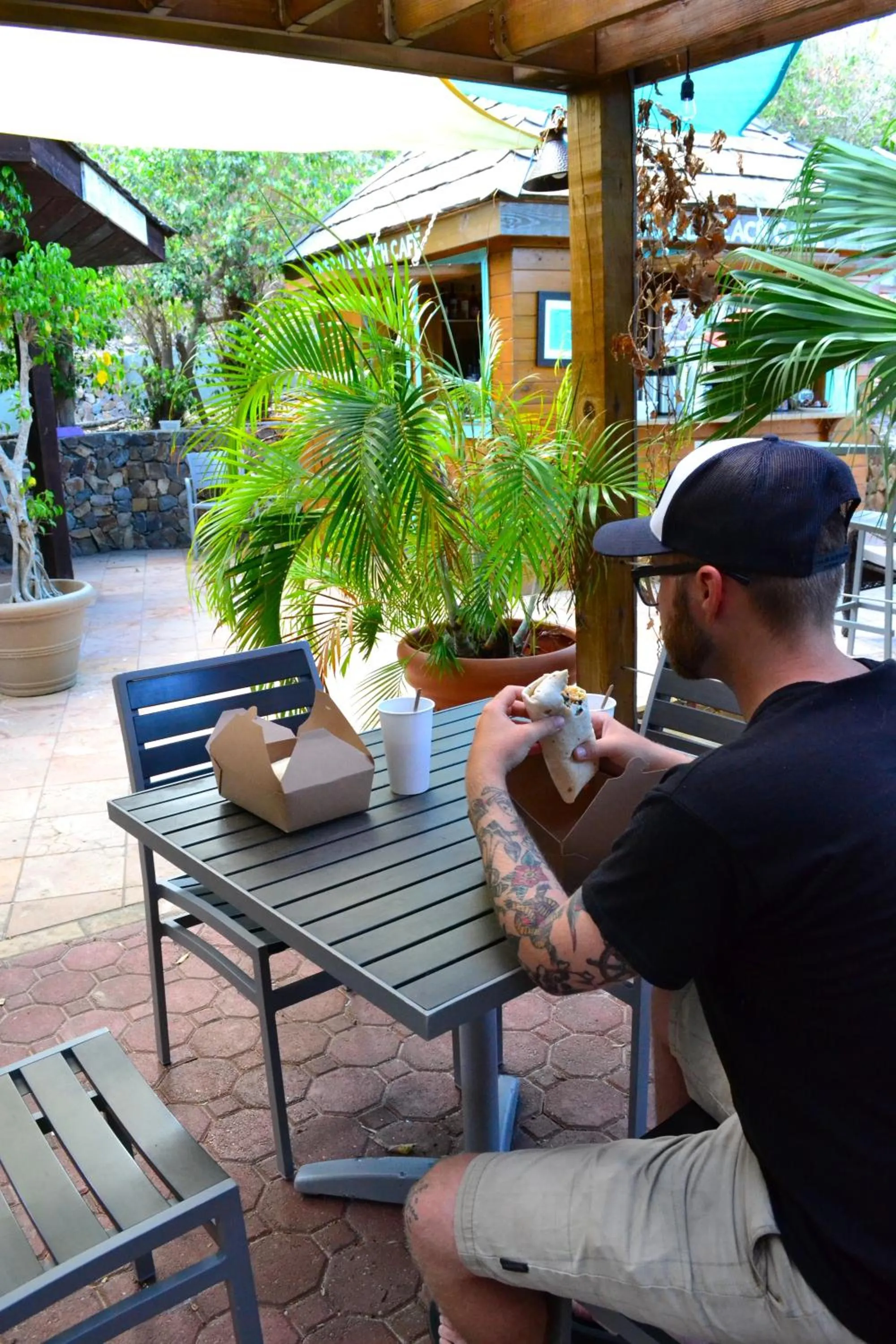 Patio in Emerald Beach Resort
