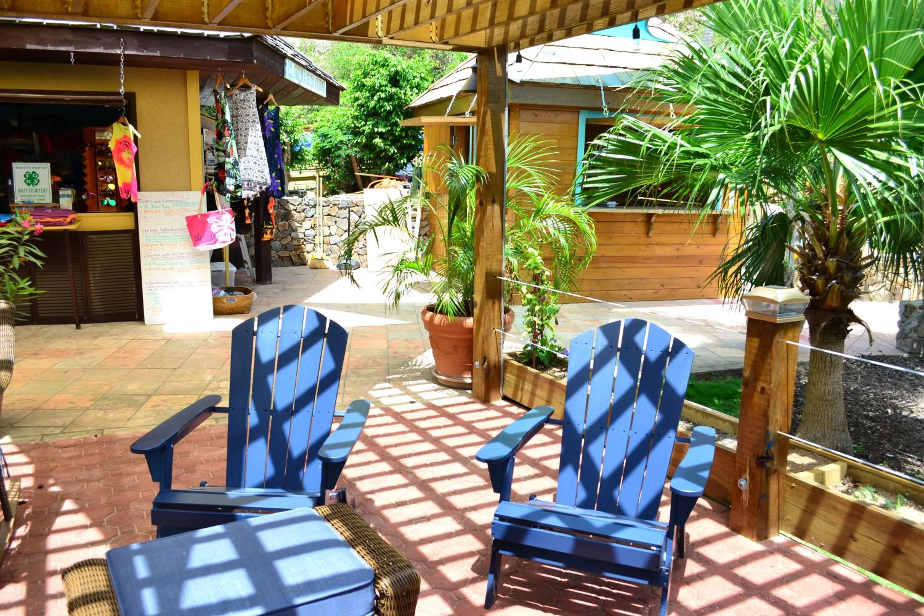 Patio in Emerald Beach Resort