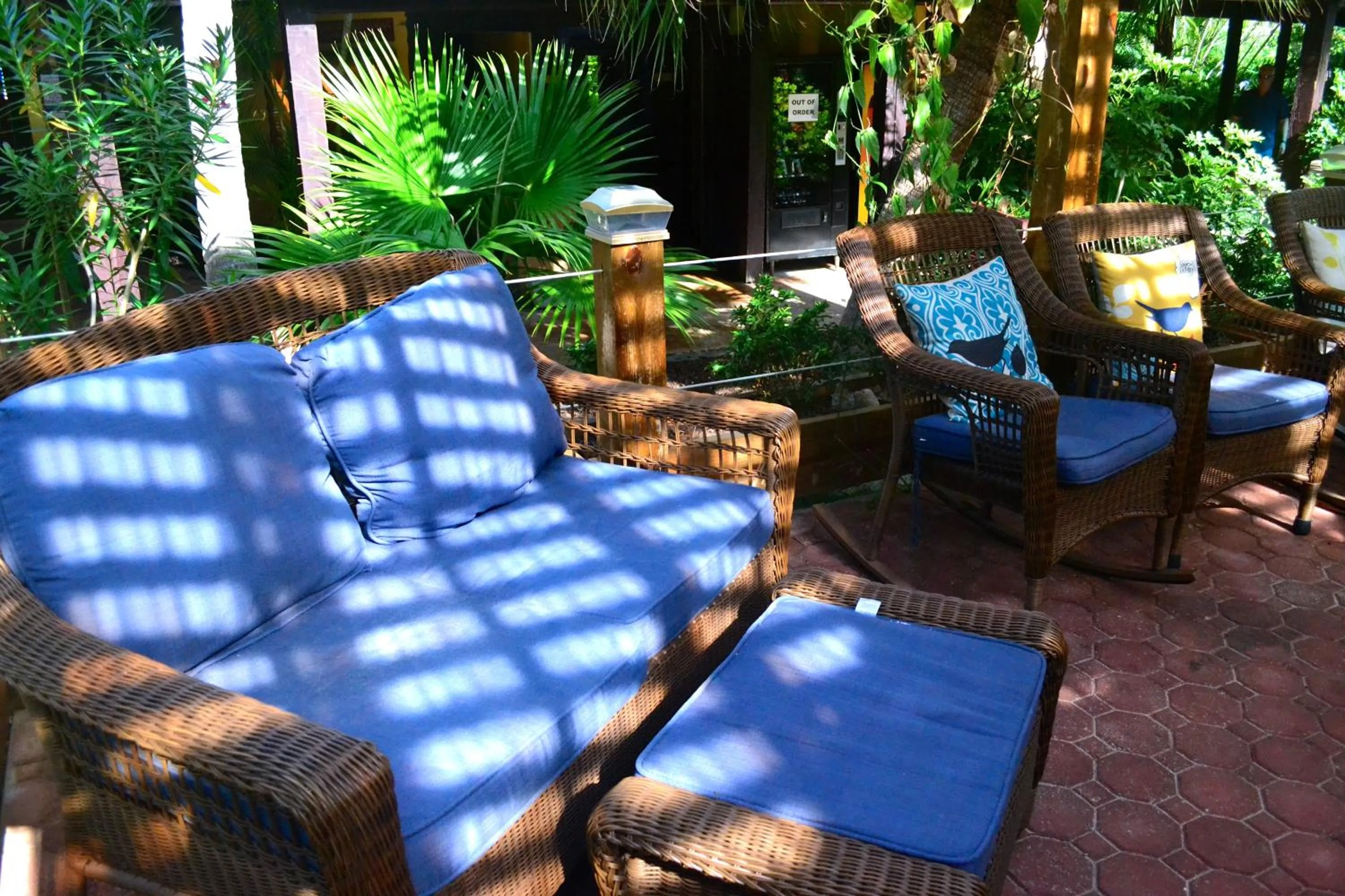 Patio in Emerald Beach Resort