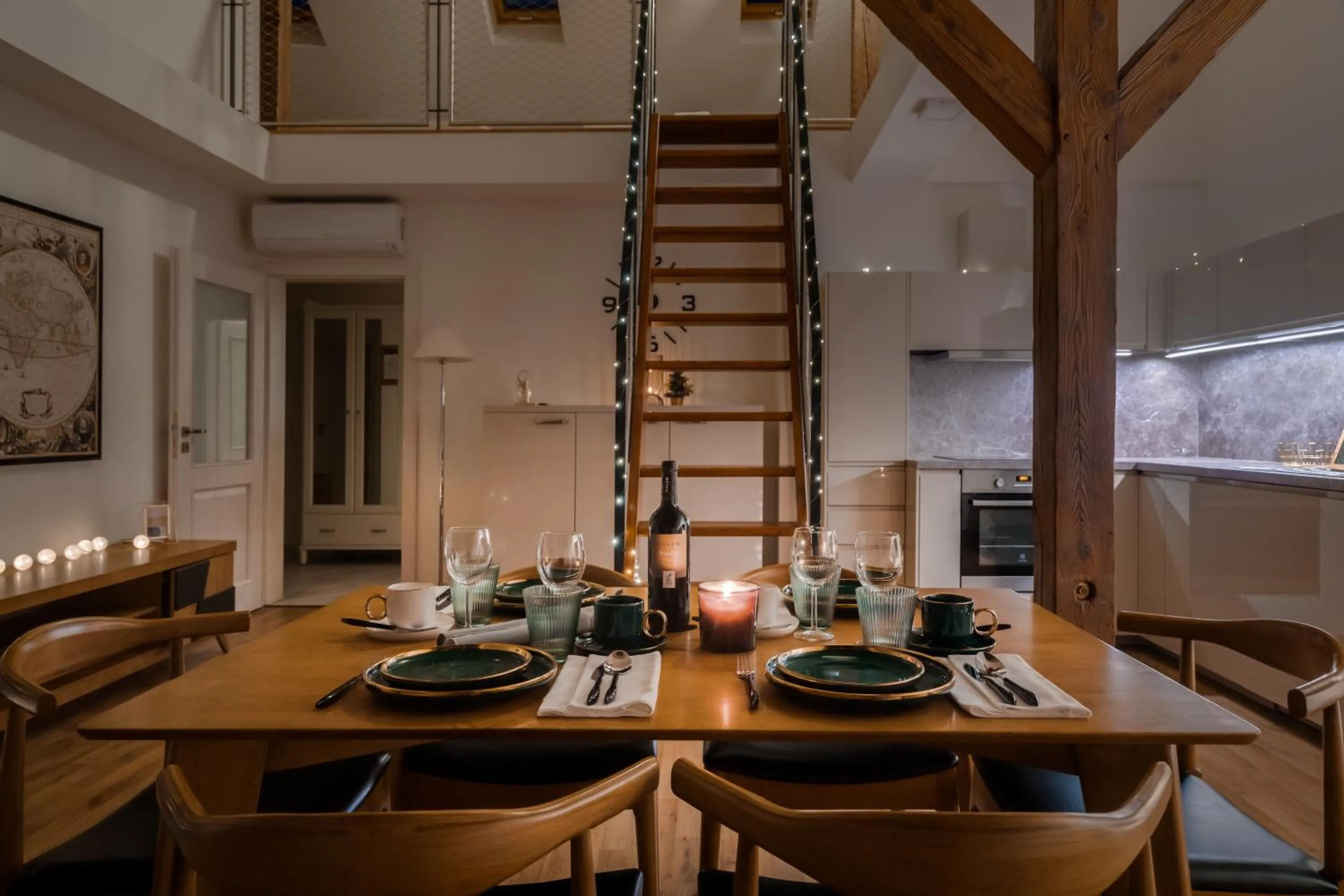 Dining area in Louren Apartments