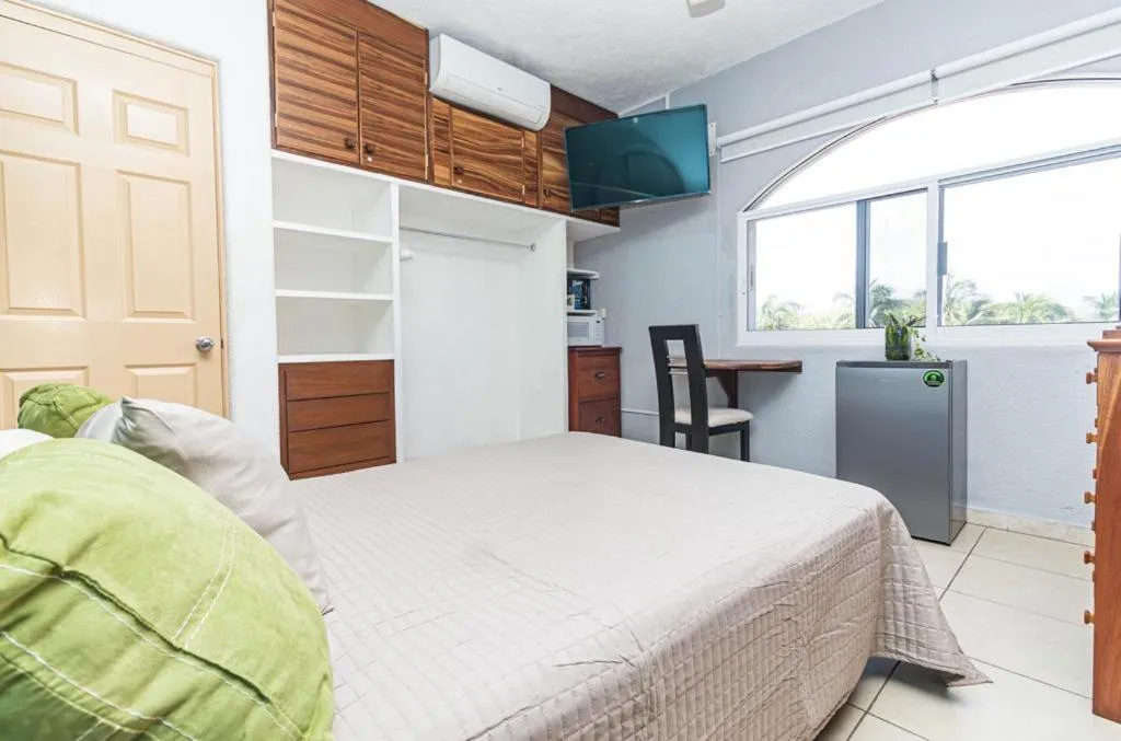 Bed in Hotel Bahia Huatulco