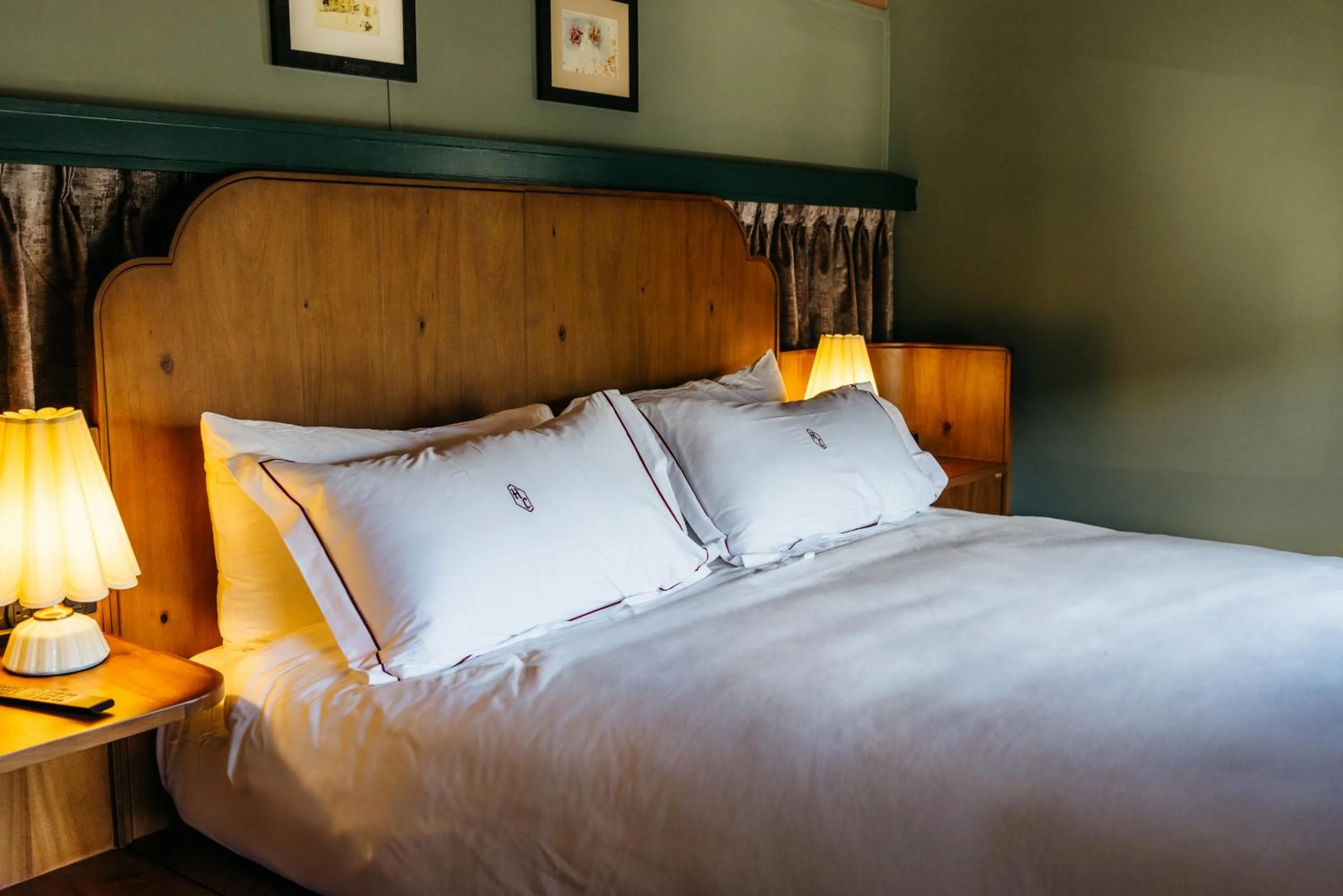 Bed in The Hotel Chalet at The Choo Choo