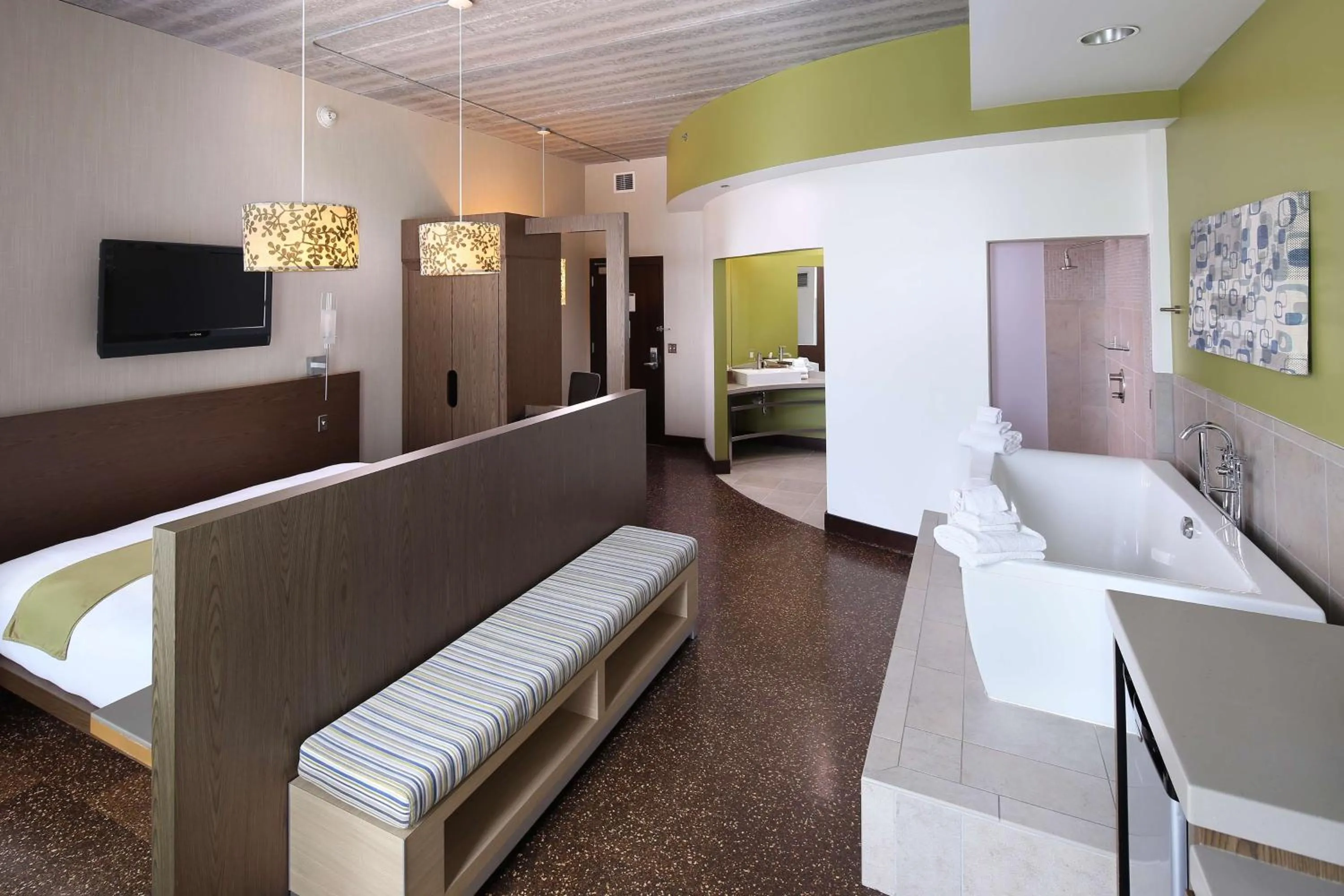 Bathroom, Bed in Tulyp, Tapestry Collection by Hilton