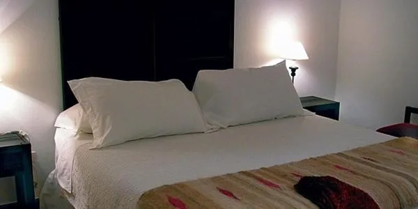 Bed in Hotel Iruya