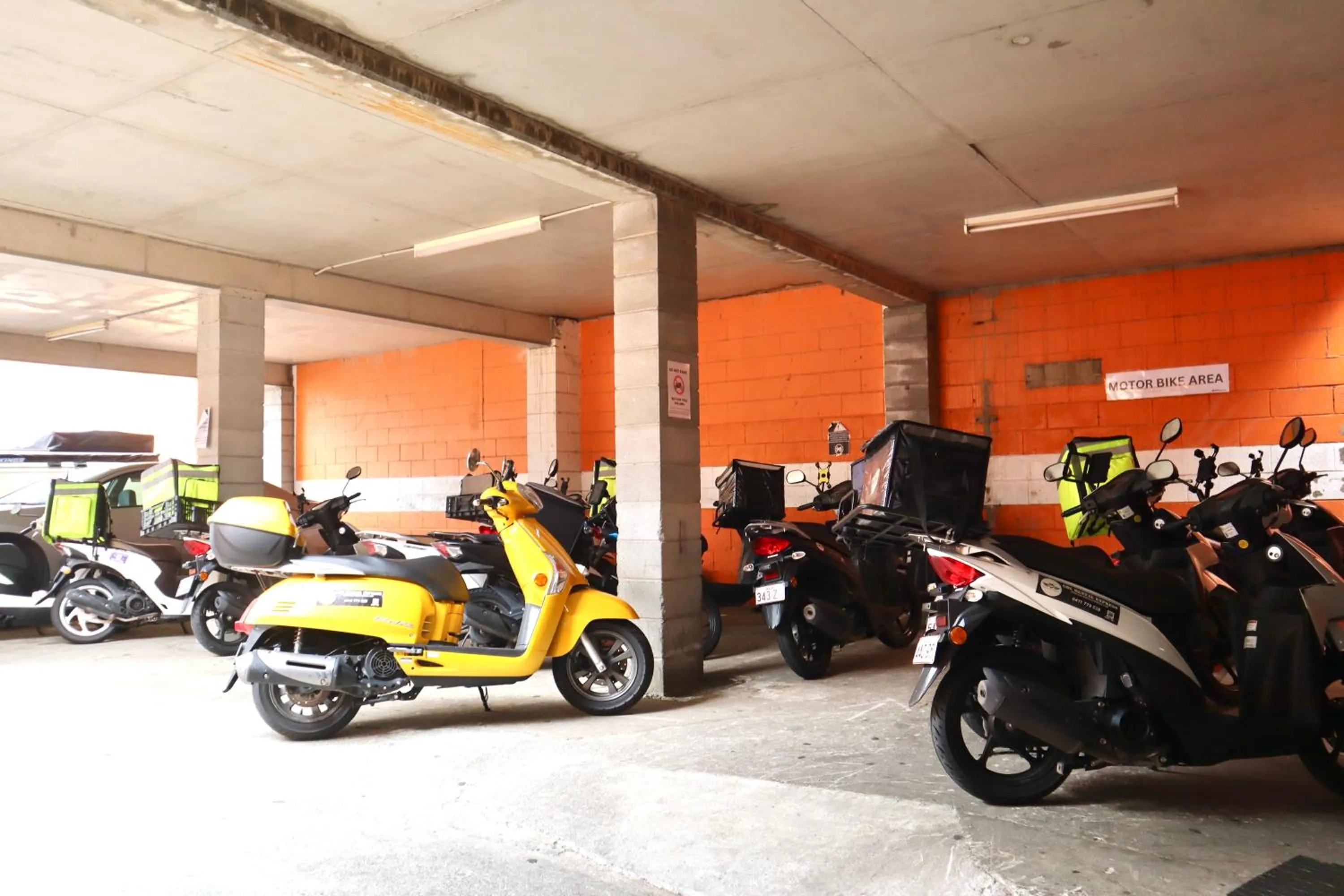 Parking in City Backpackers HQ