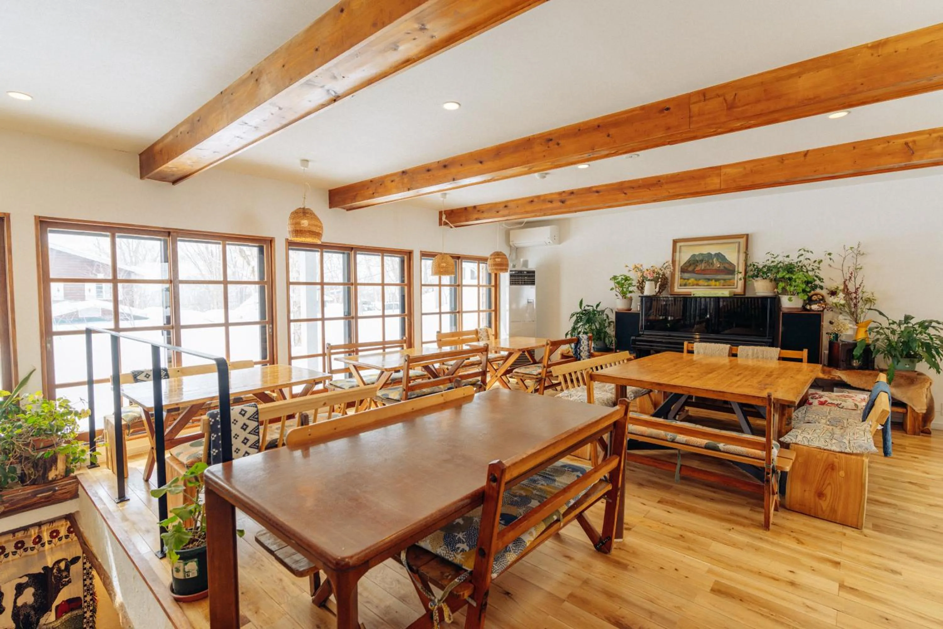 Communal lounge/ TV room in Country Inn Milky House