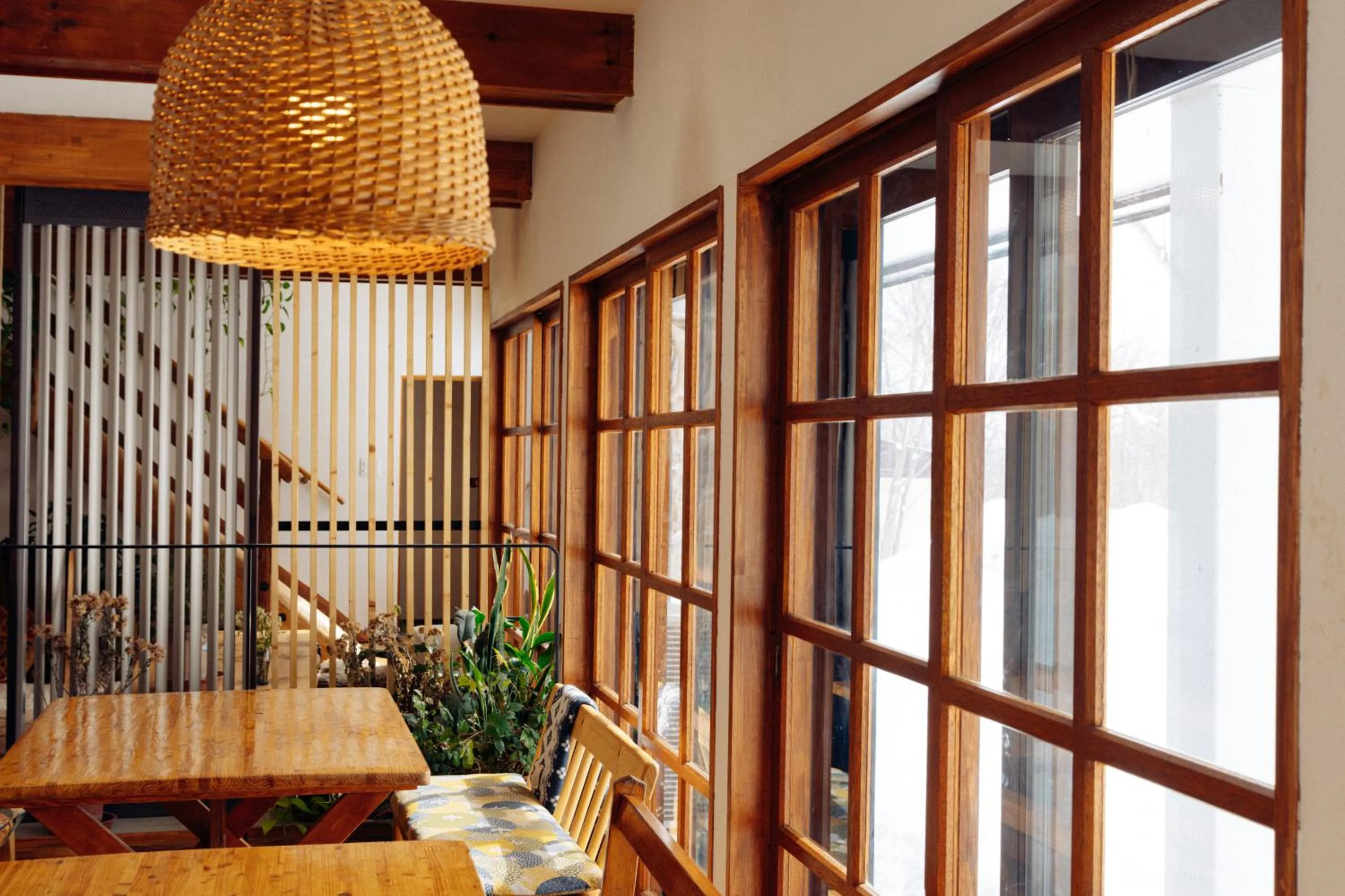 Communal lounge/ TV room in Country Inn Milky House