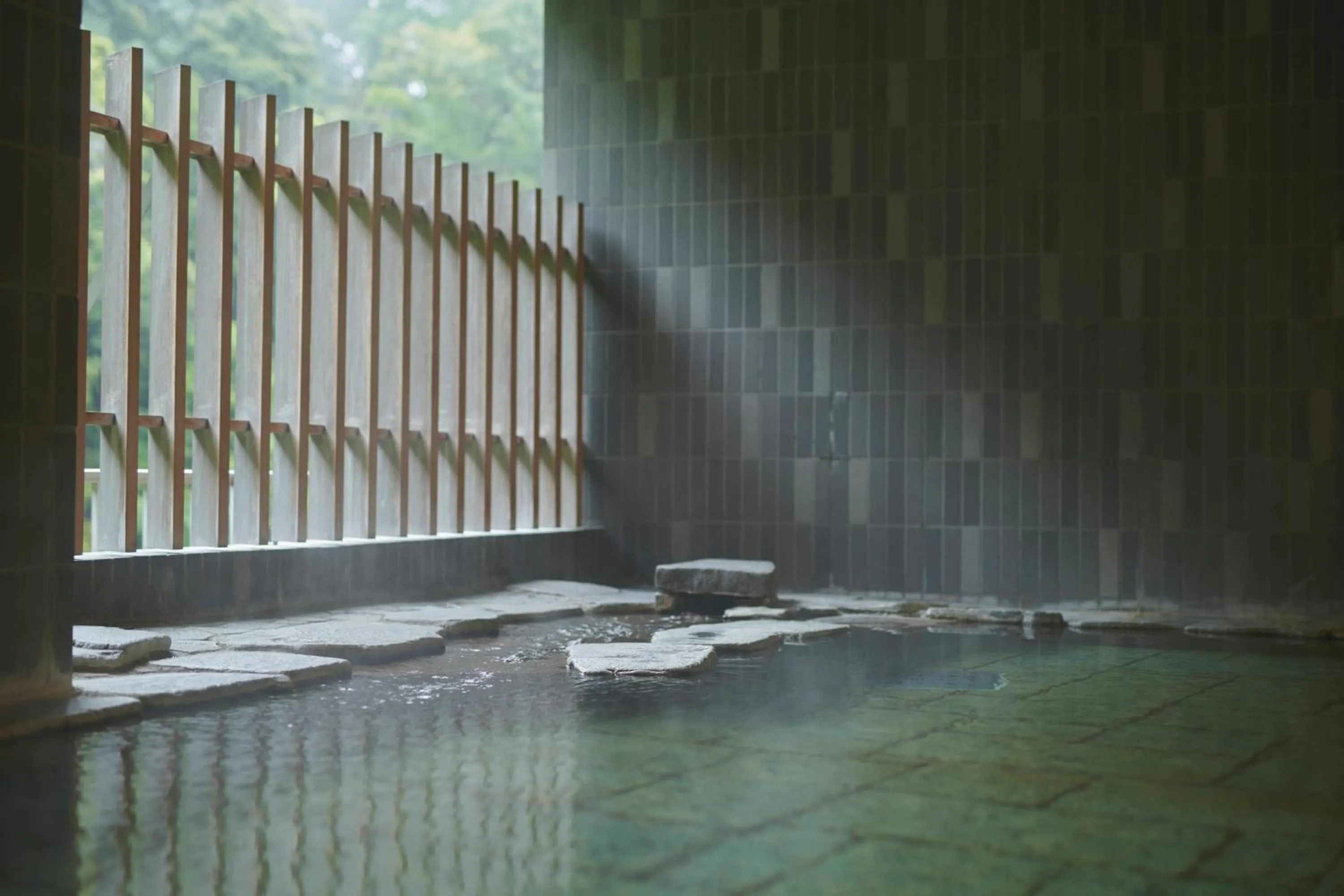 Open Air Bath in Hakone Pax Yoshino