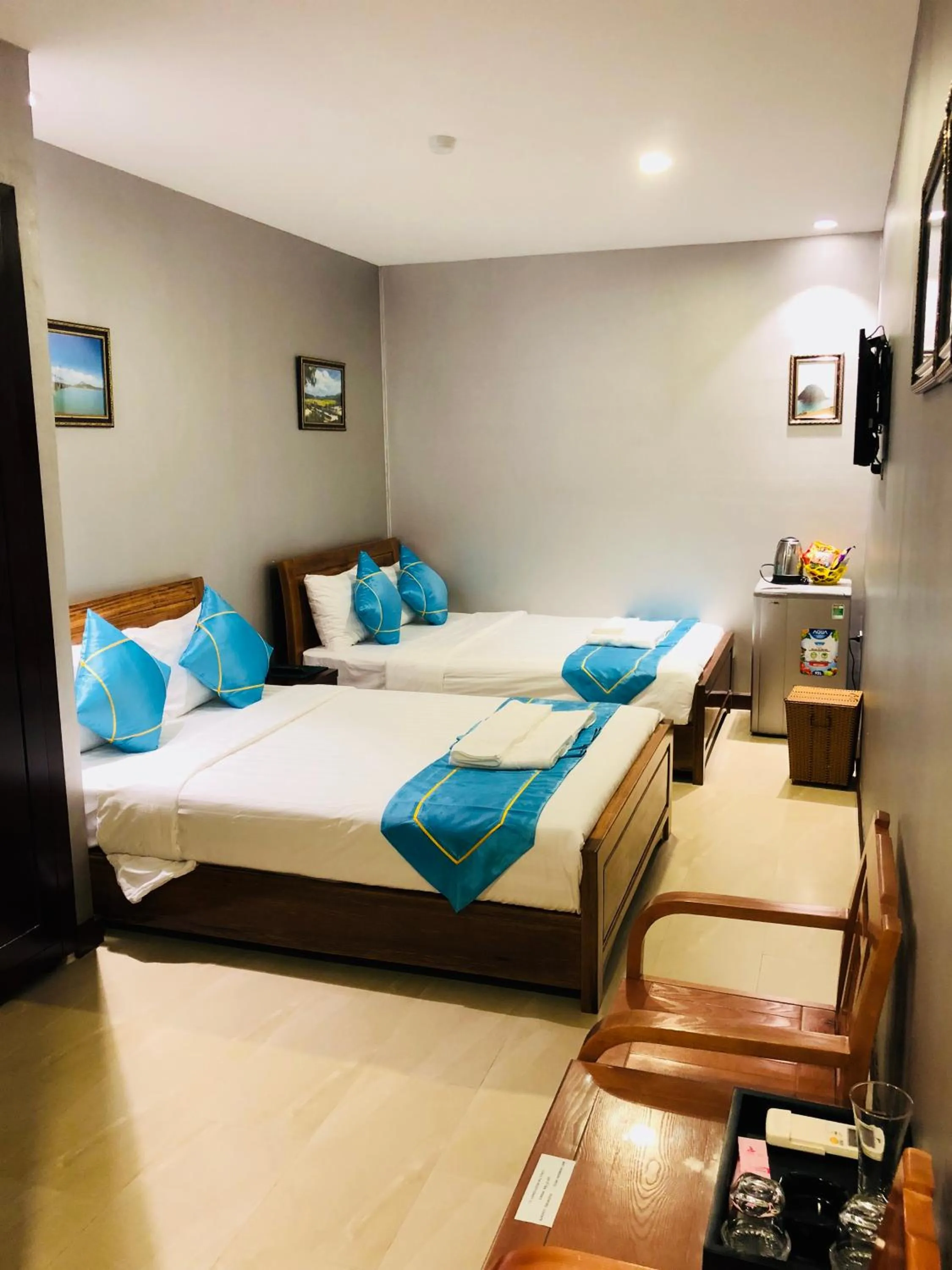 Bed in Hồng Hạc Hotel