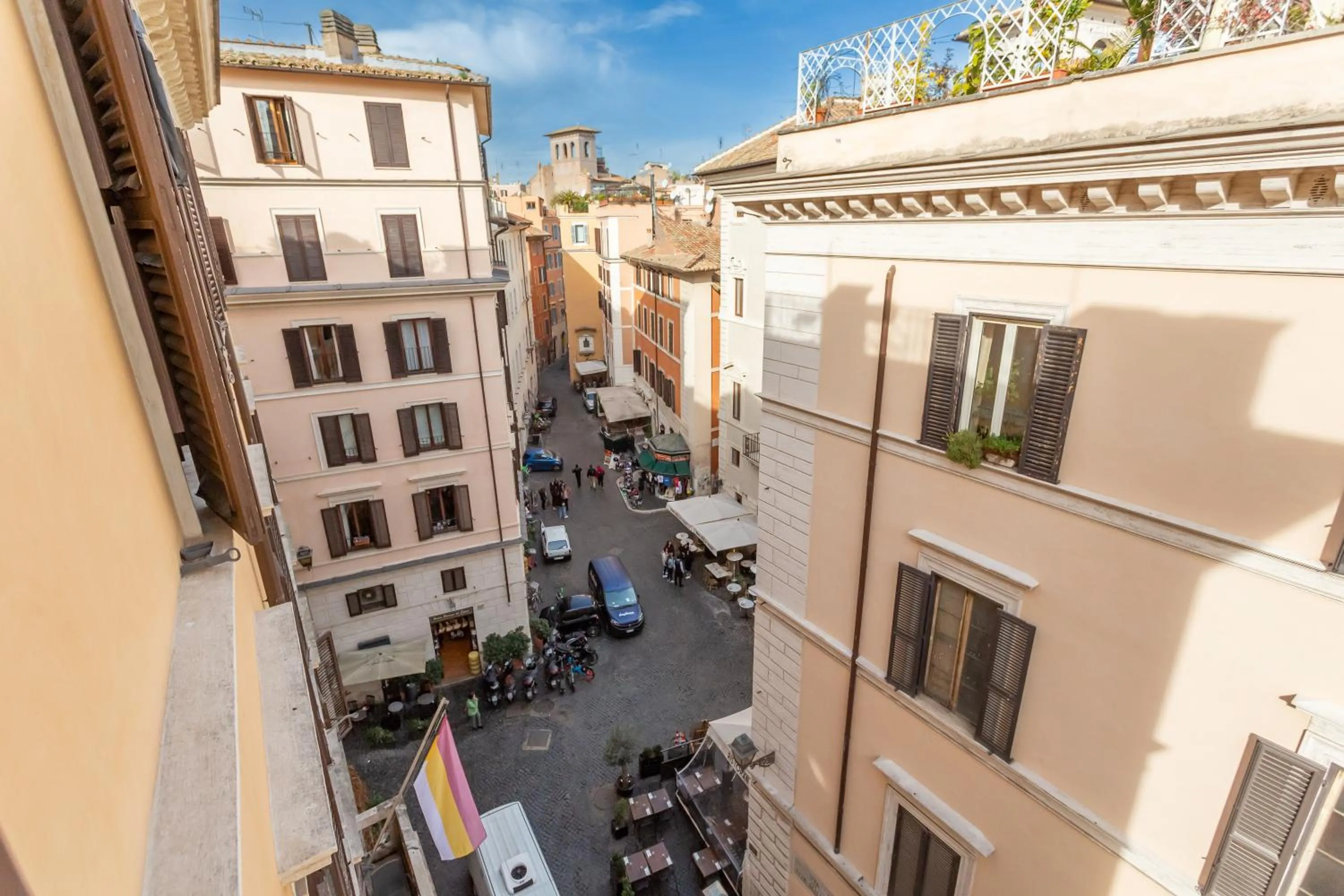City view in Daplace - La Mongolfiera Rooms in Navona