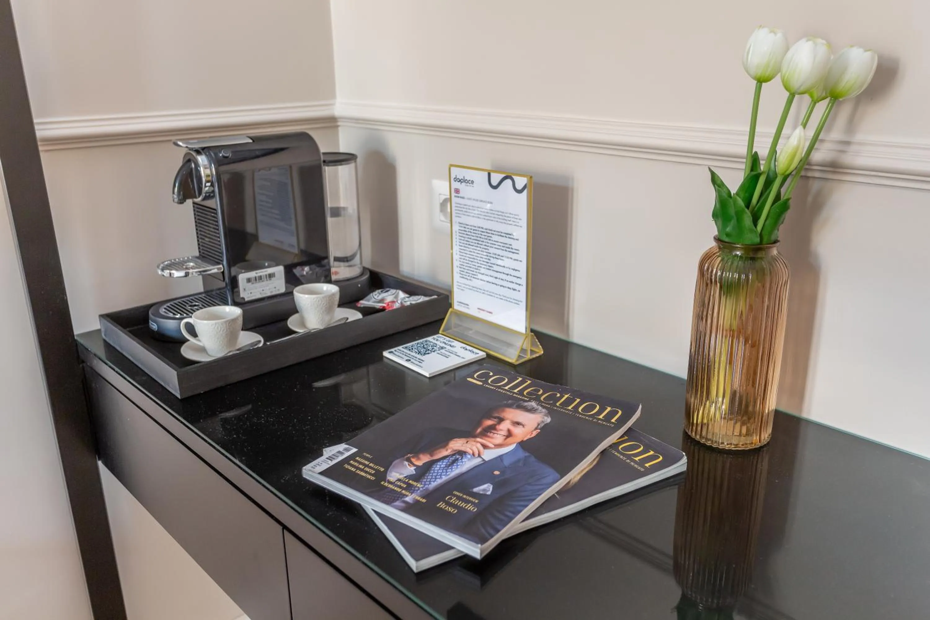 Coffee/tea facilities in Daplace - La Mongolfiera Rooms in Navona