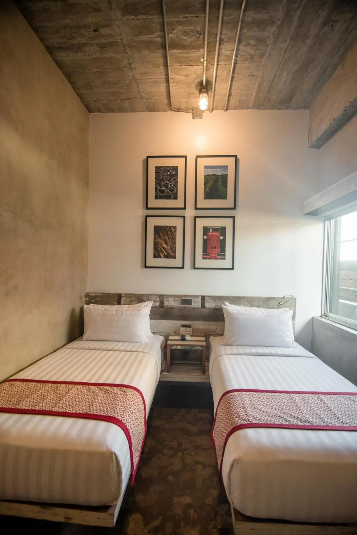 Bed in The Bricks Hotel