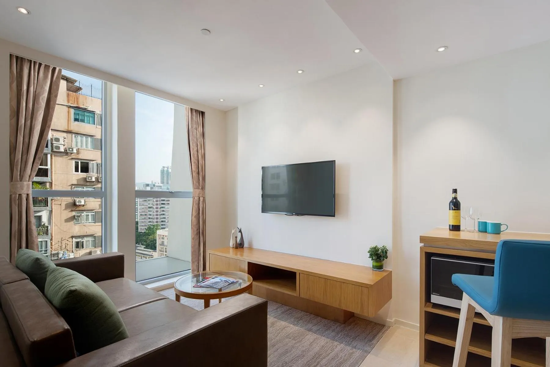 Living room in Summit View Kowloon