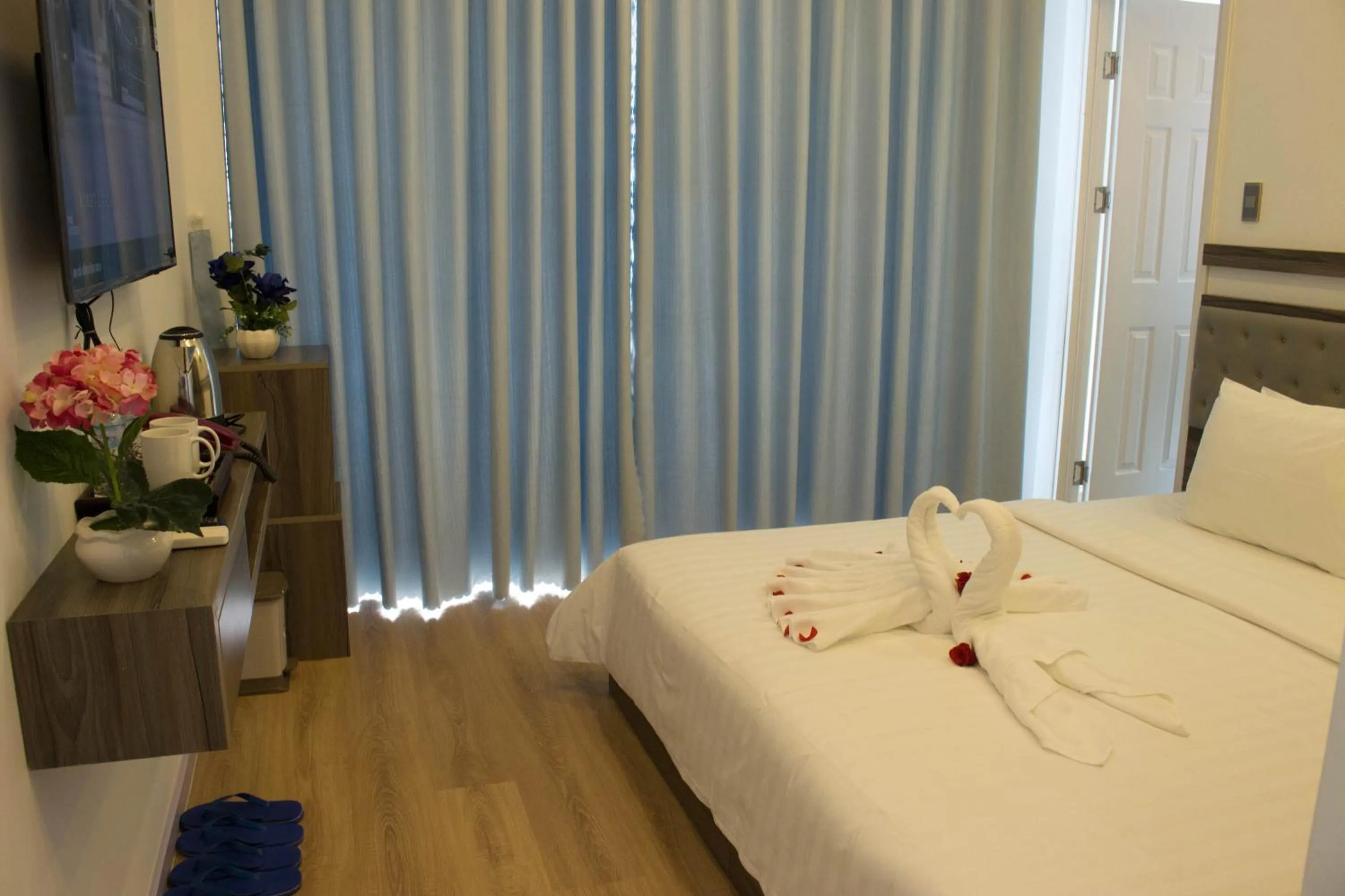 Bed in Winston Hotel