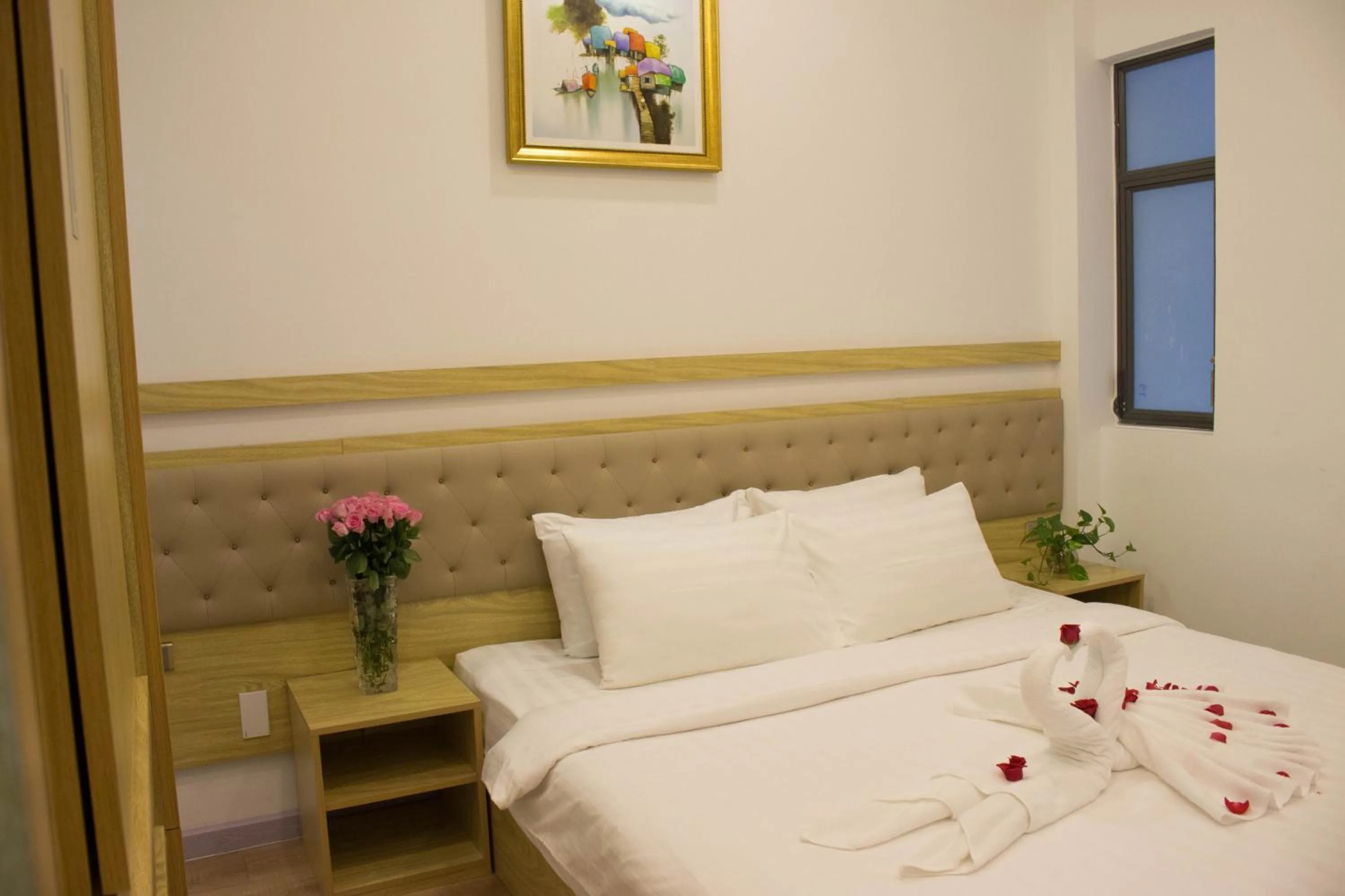 Bed in Winston Hotel