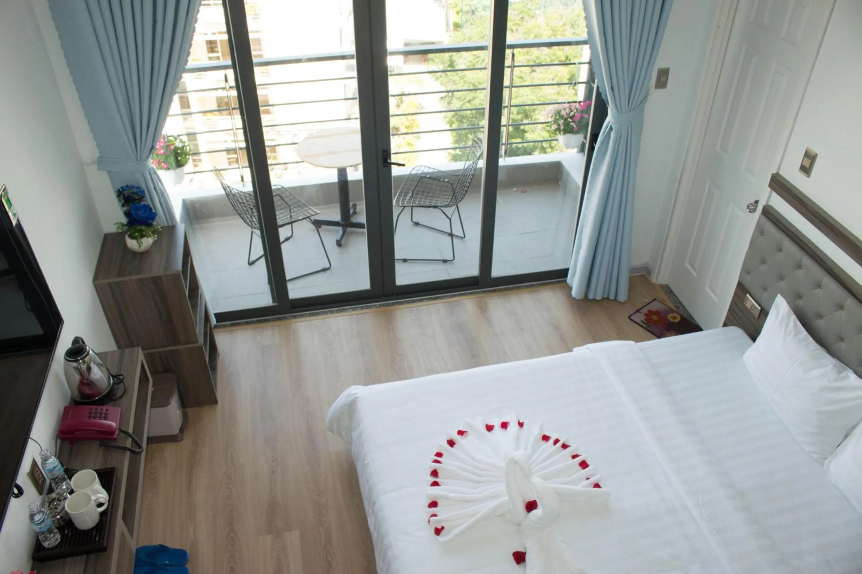 Bed in Winston Hotel