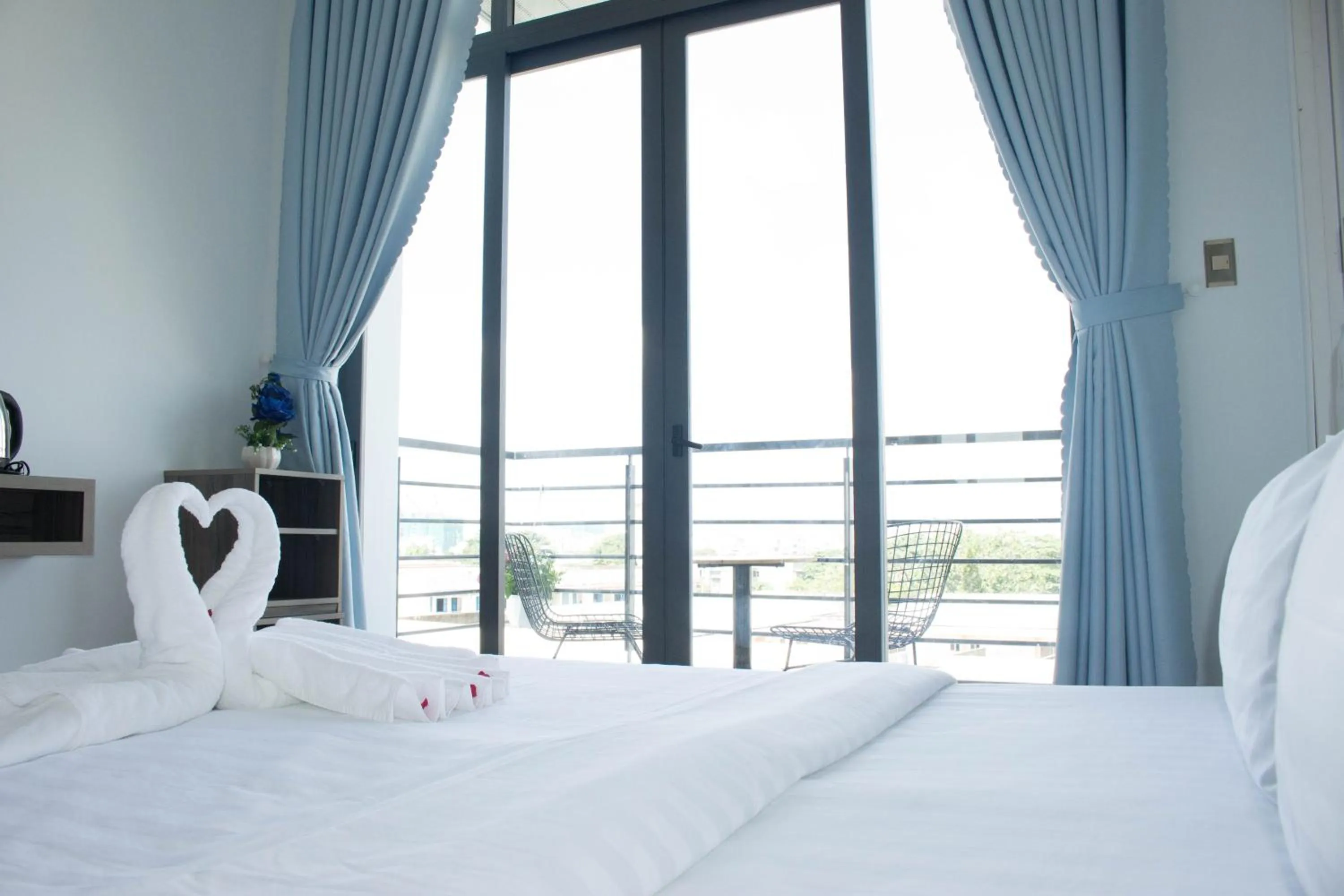 Bed in Winston Hotel