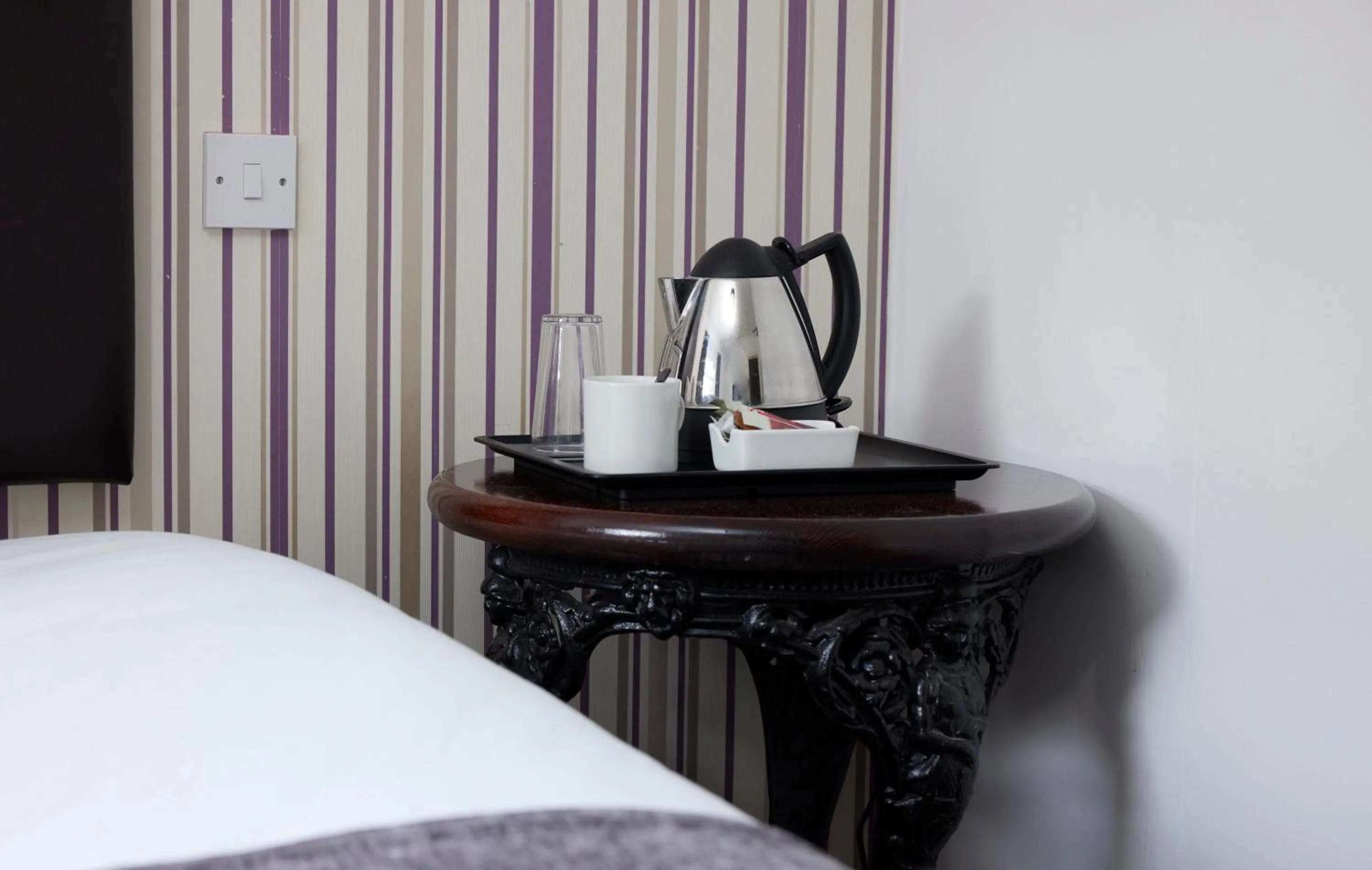 Bedroom, Bed in Old Ferry Boat by Greene King Inns