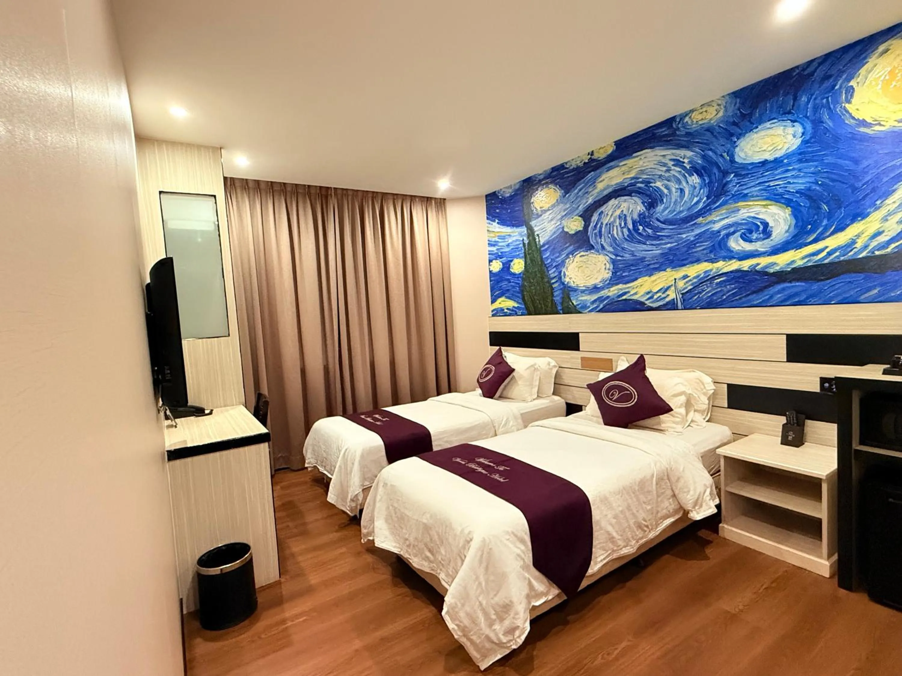 Bed in Venus Boutique Hotel