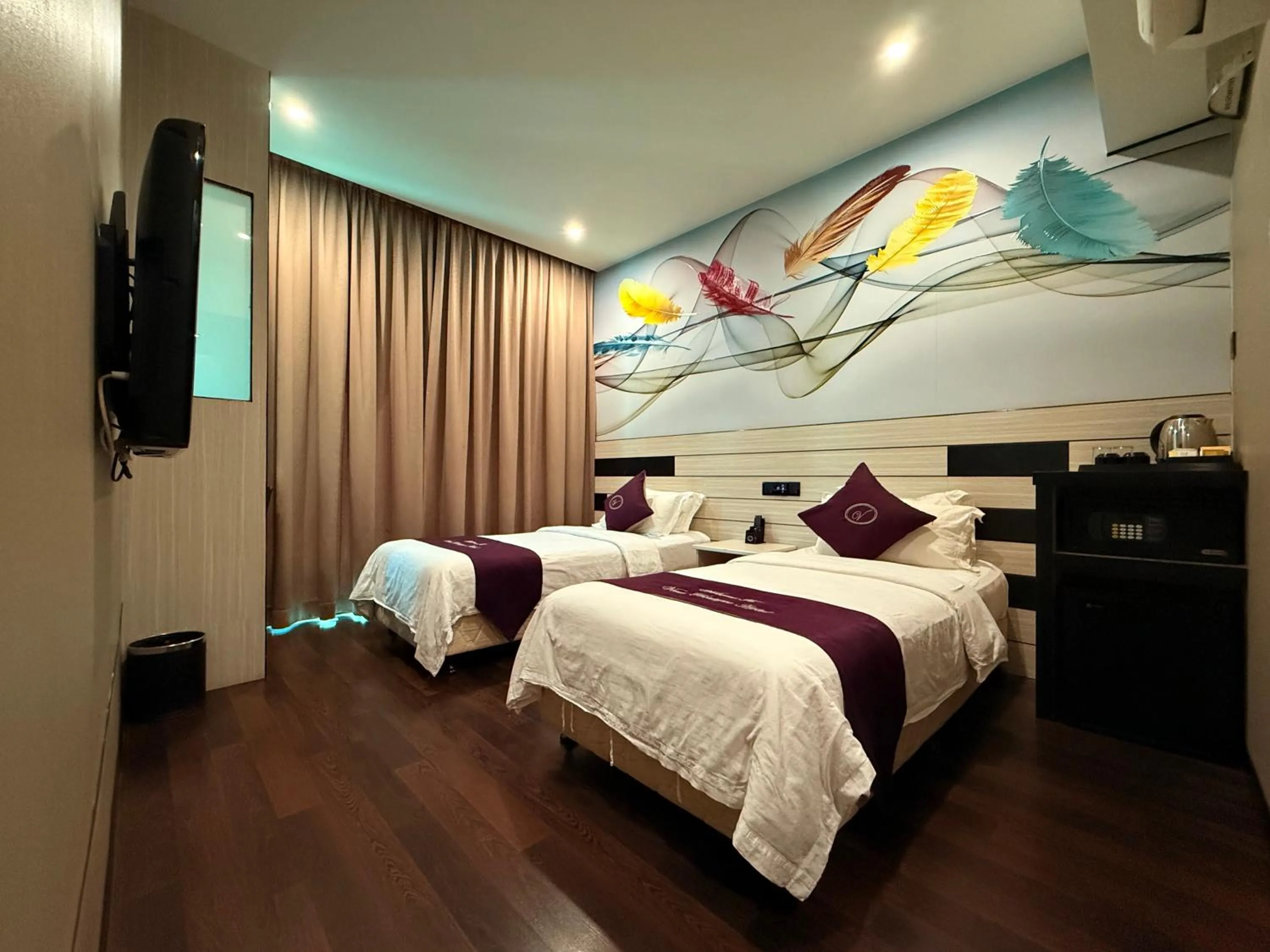 Bed in Venus Boutique Hotel