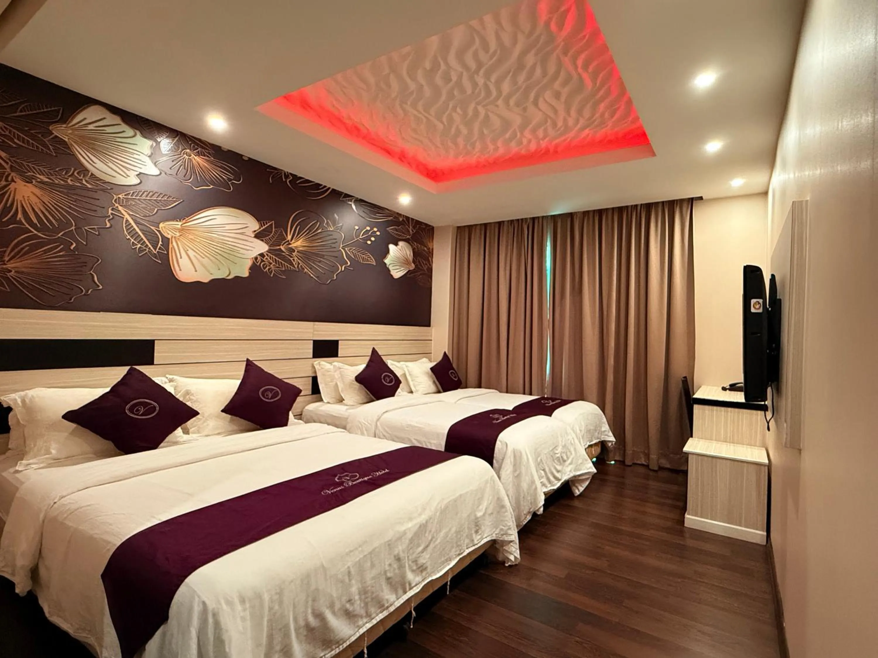 Bed in Venus Boutique Hotel