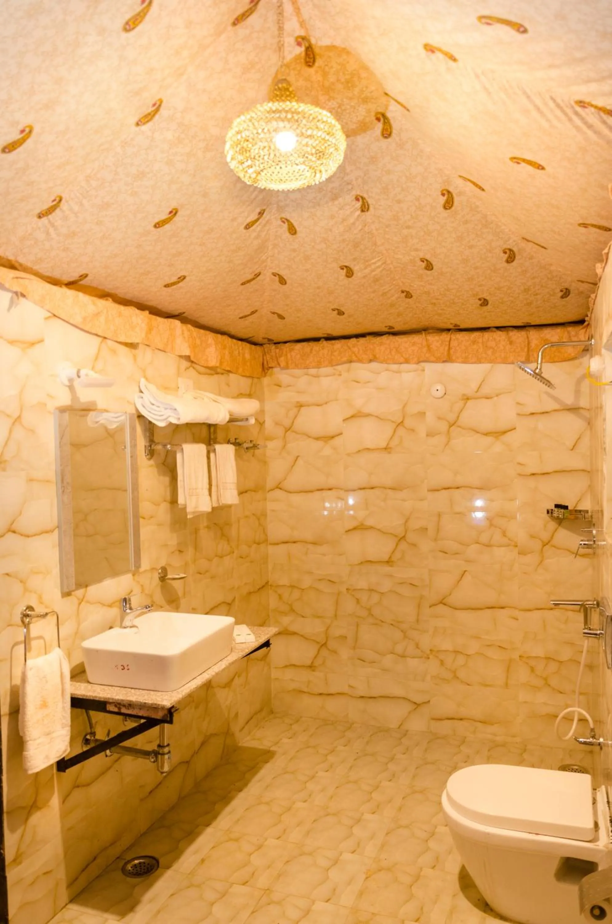 Bathroom in The timber garden adventure club