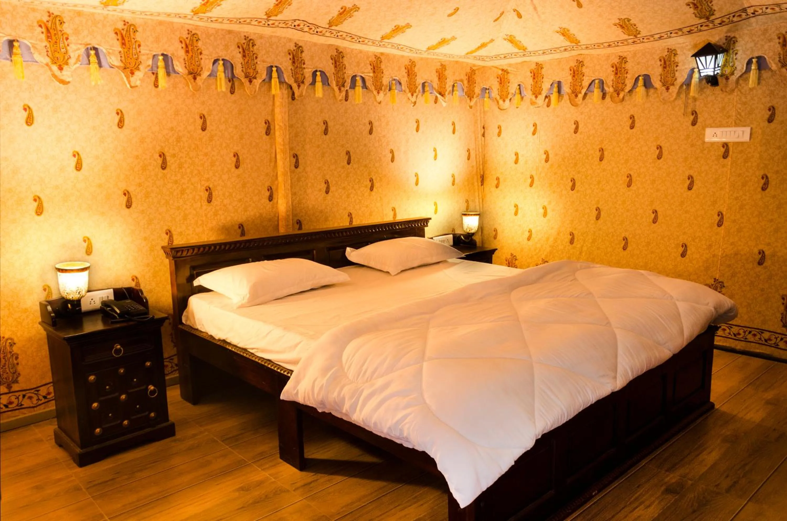 Bed in The timber garden adventure club