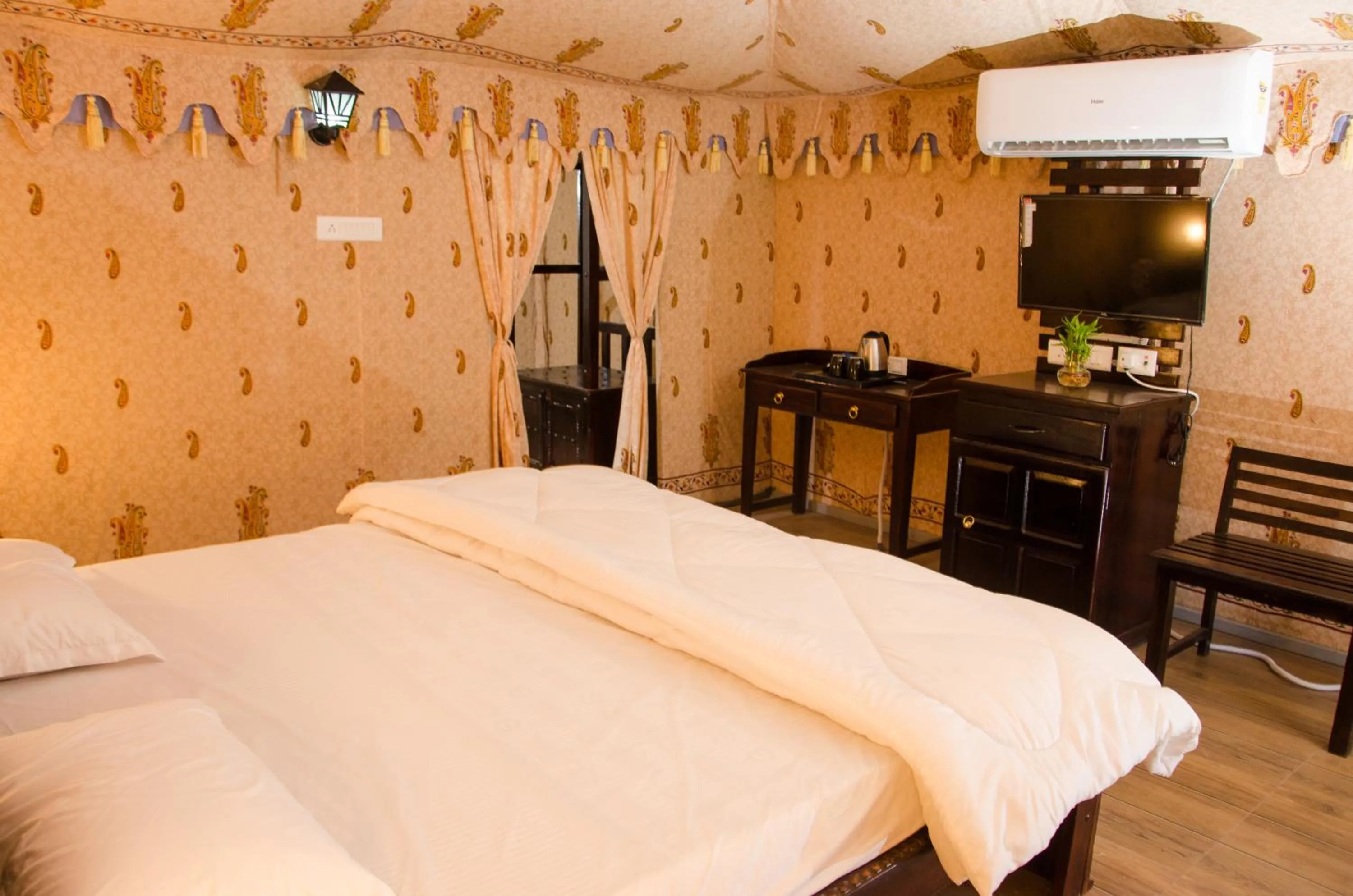 Bed in The timber garden adventure club