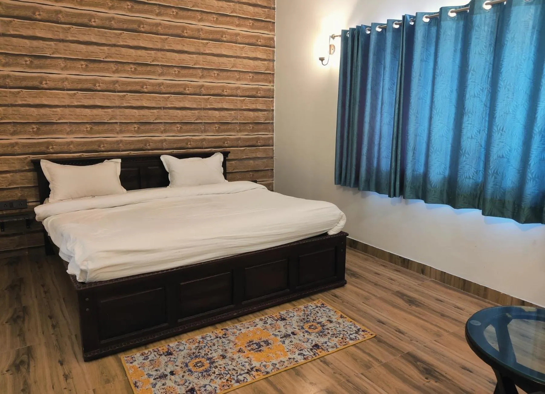 Photo of the whole room, Bed in The timber garden adventure club