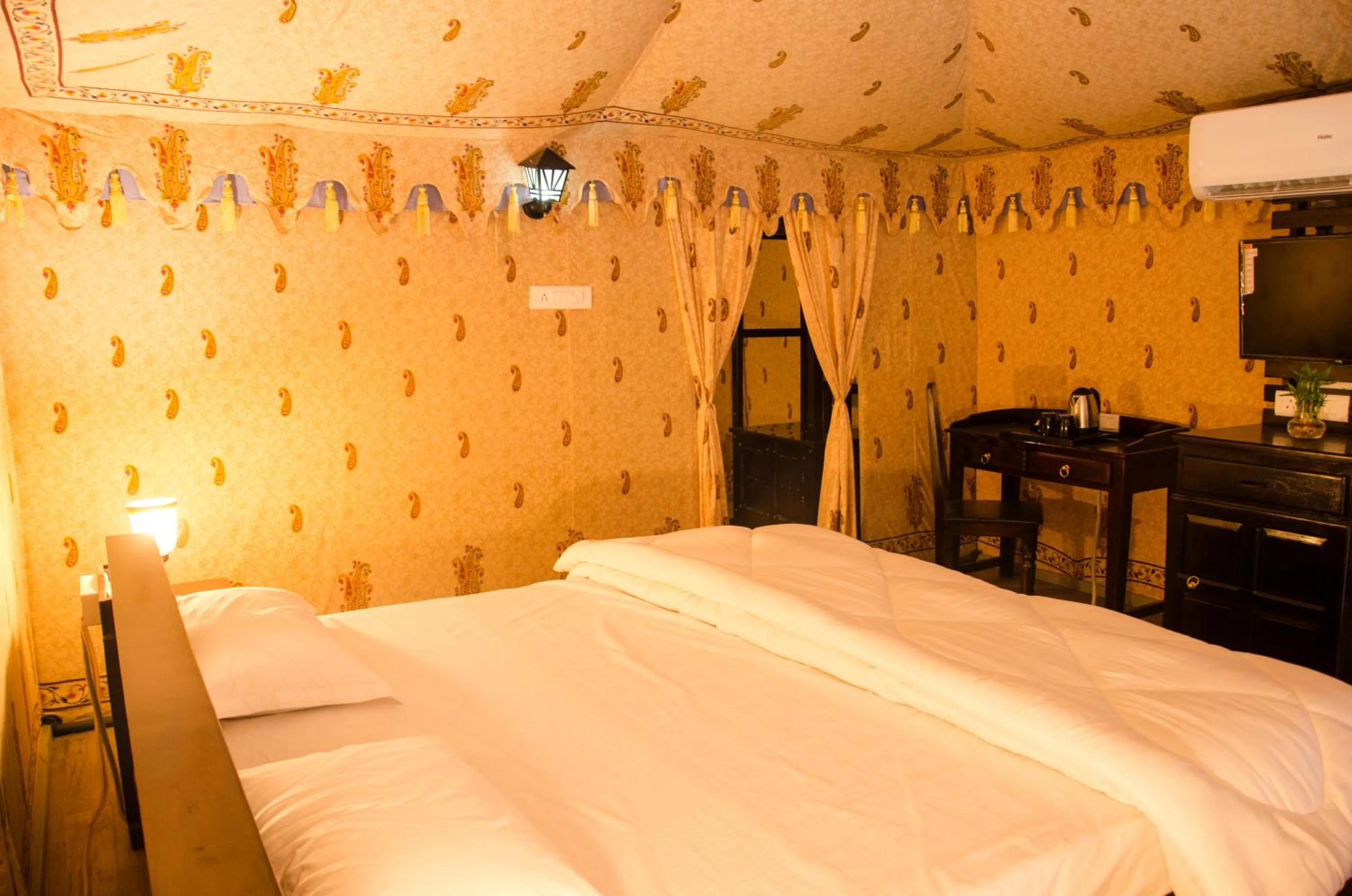 Bedroom, Bed in The timber garden adventure club