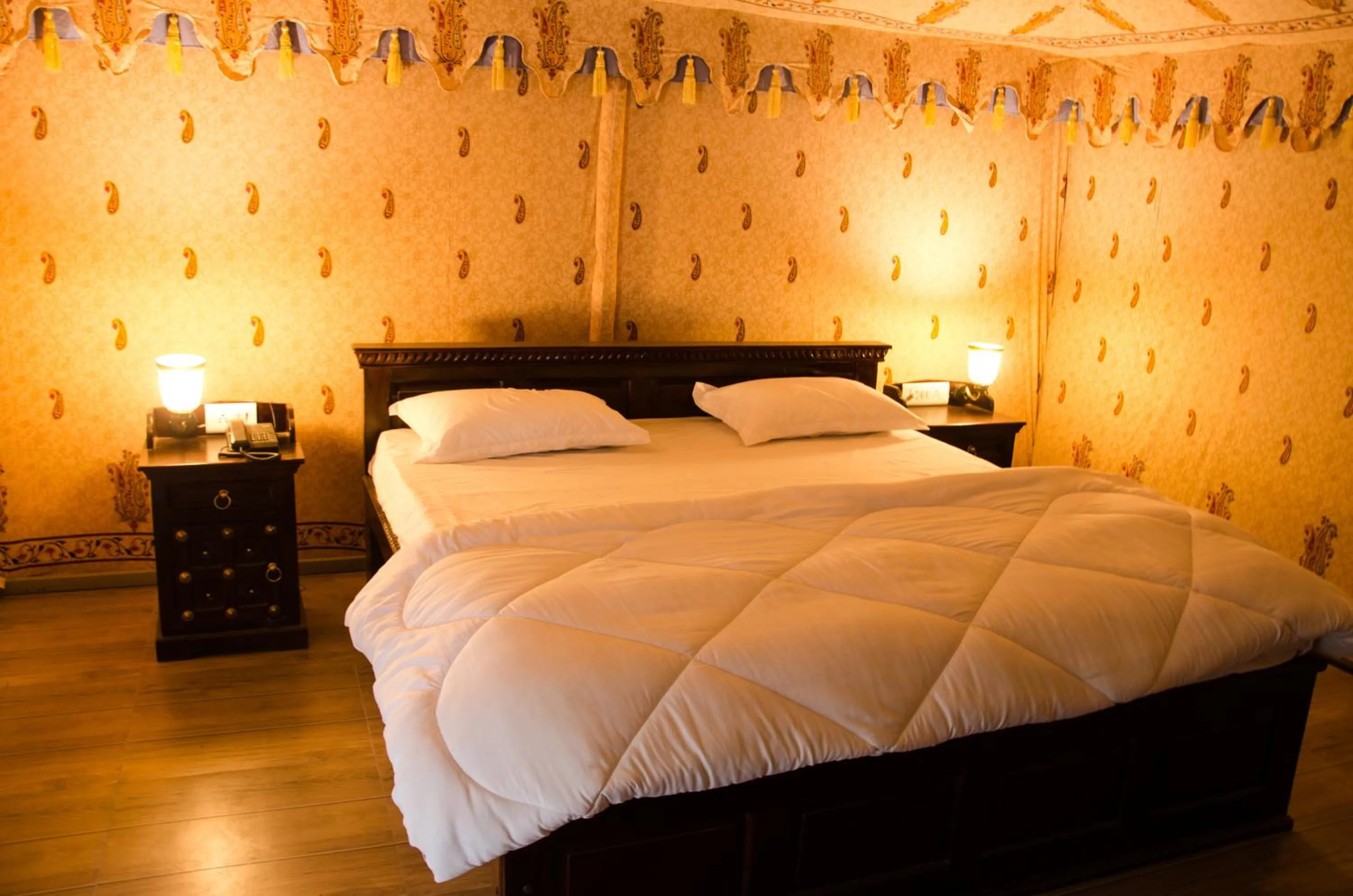 Bed in The timber garden adventure club