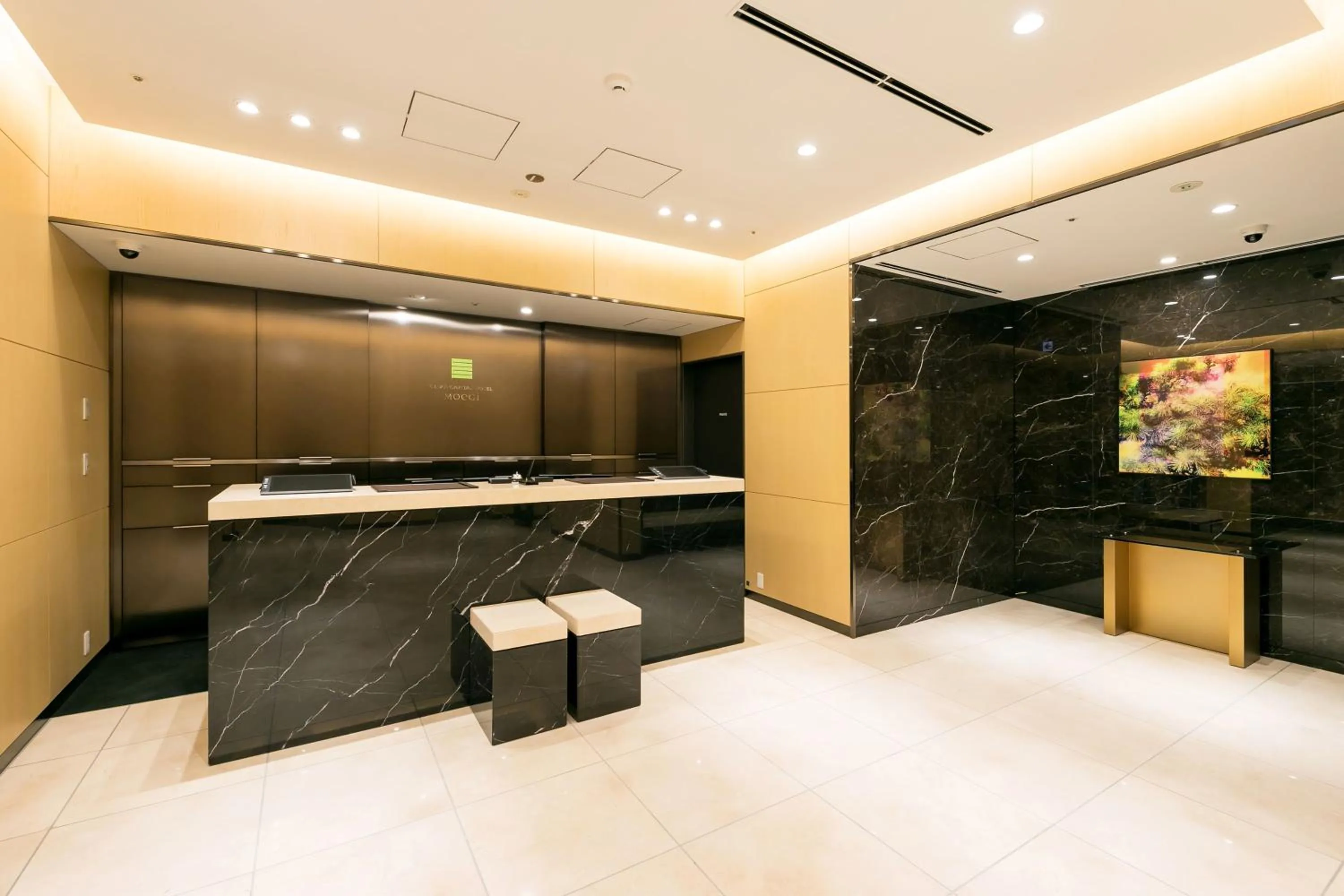 Lobby or reception in Ginza Capital Hotel Moegi