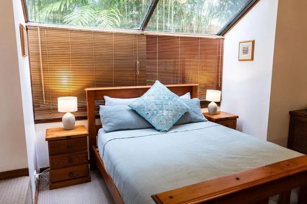 Bed in Lake Russell Retreat