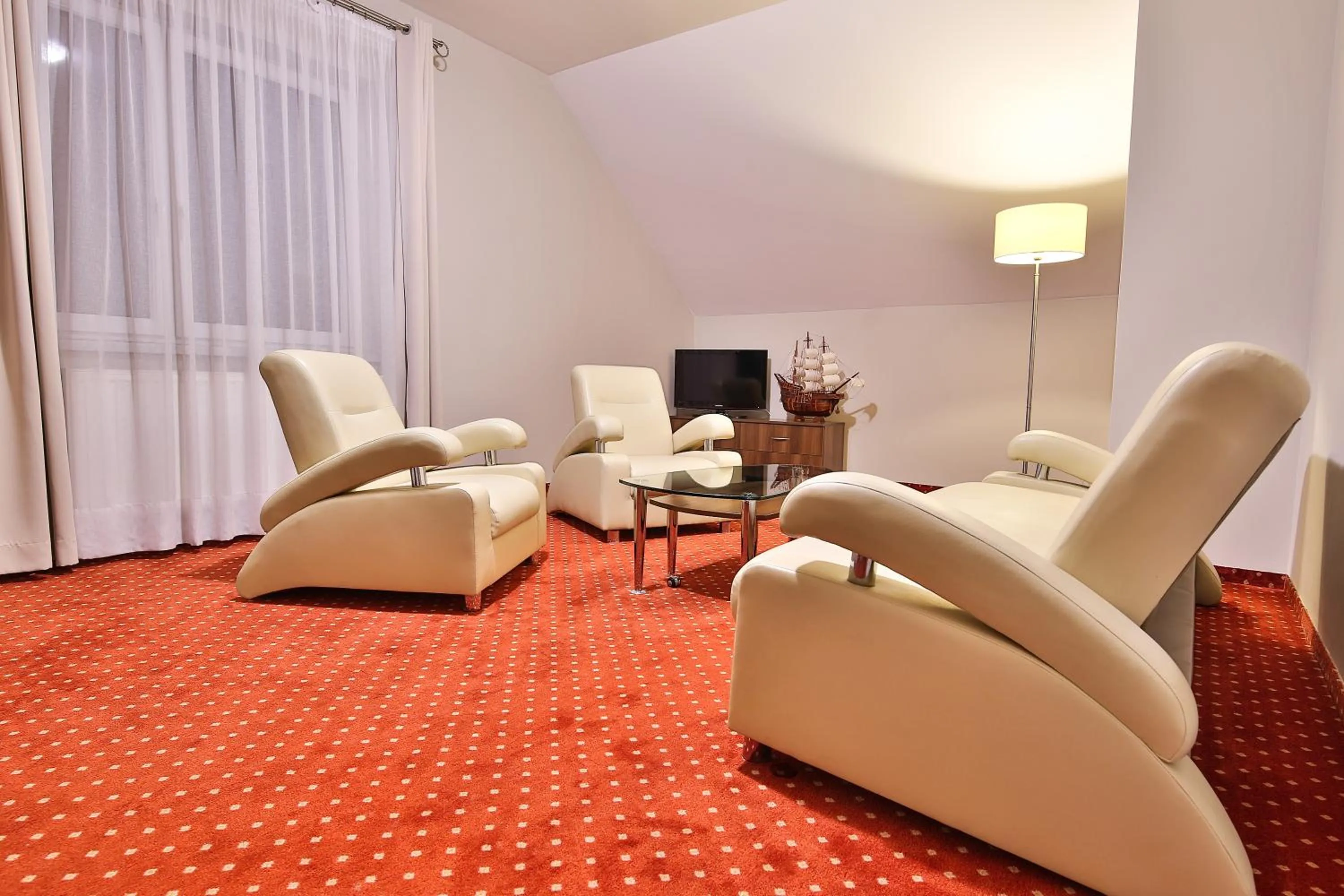 Seating area in Hotel Kantoria