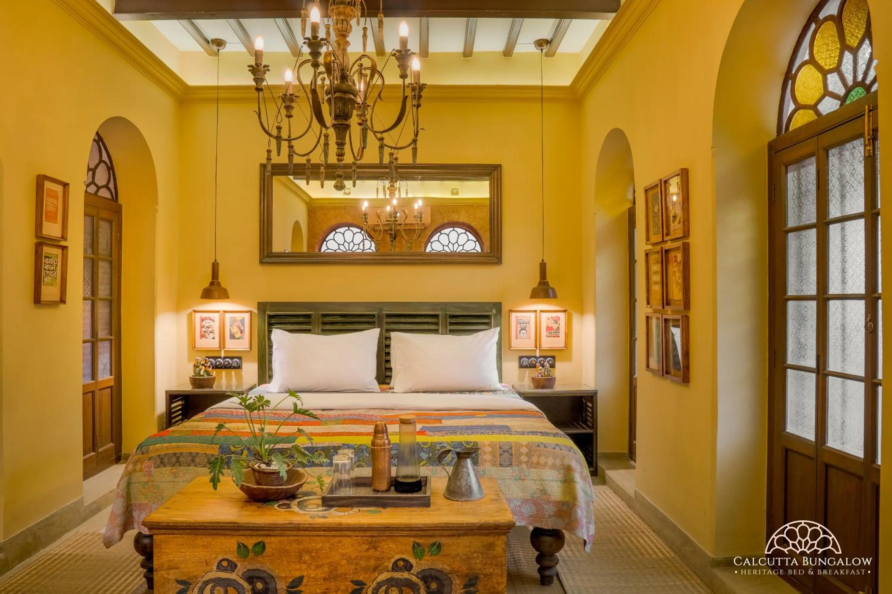 Bed in Calcutta Bungalow