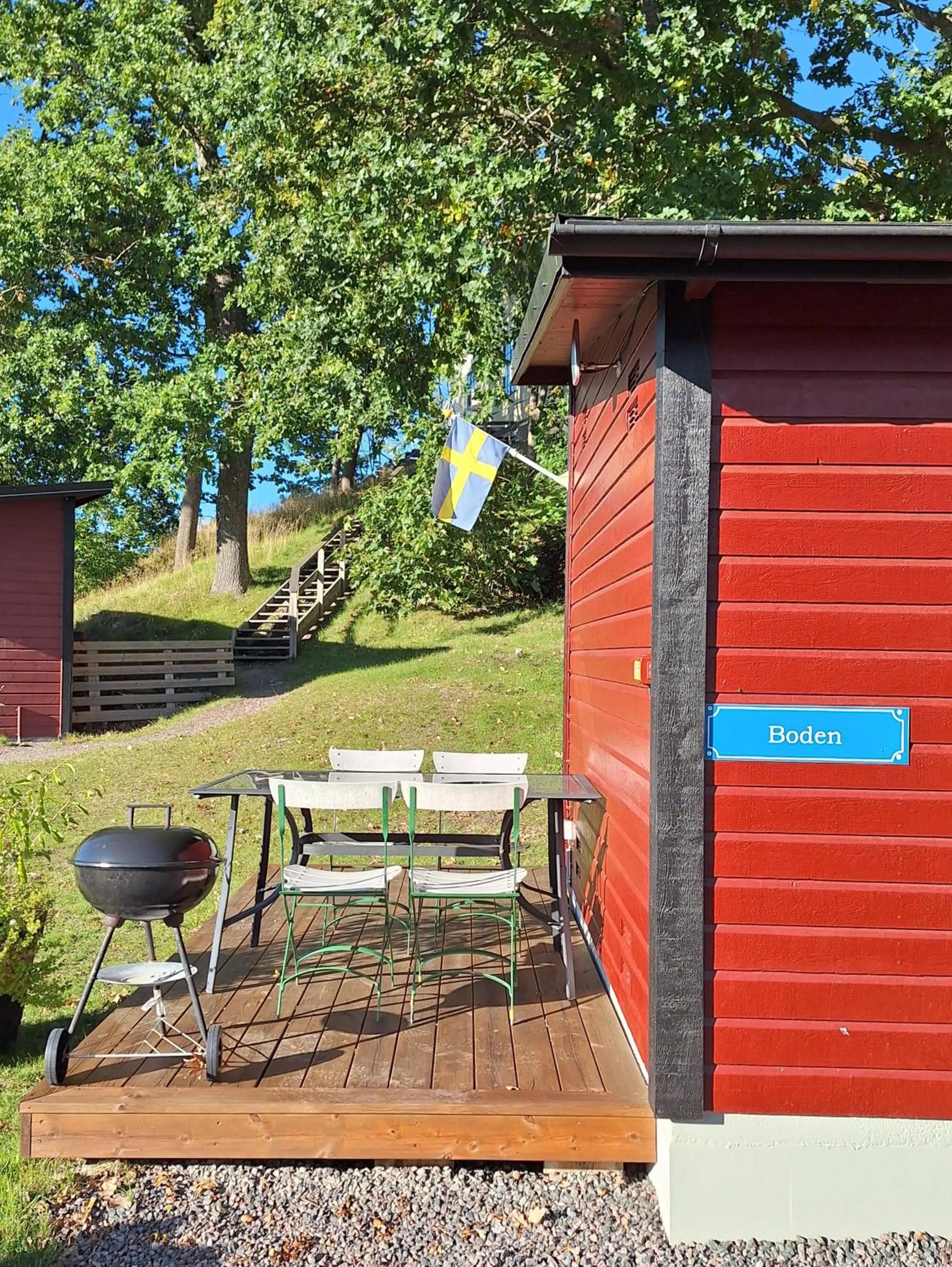 Patio in Korskullens Stugor