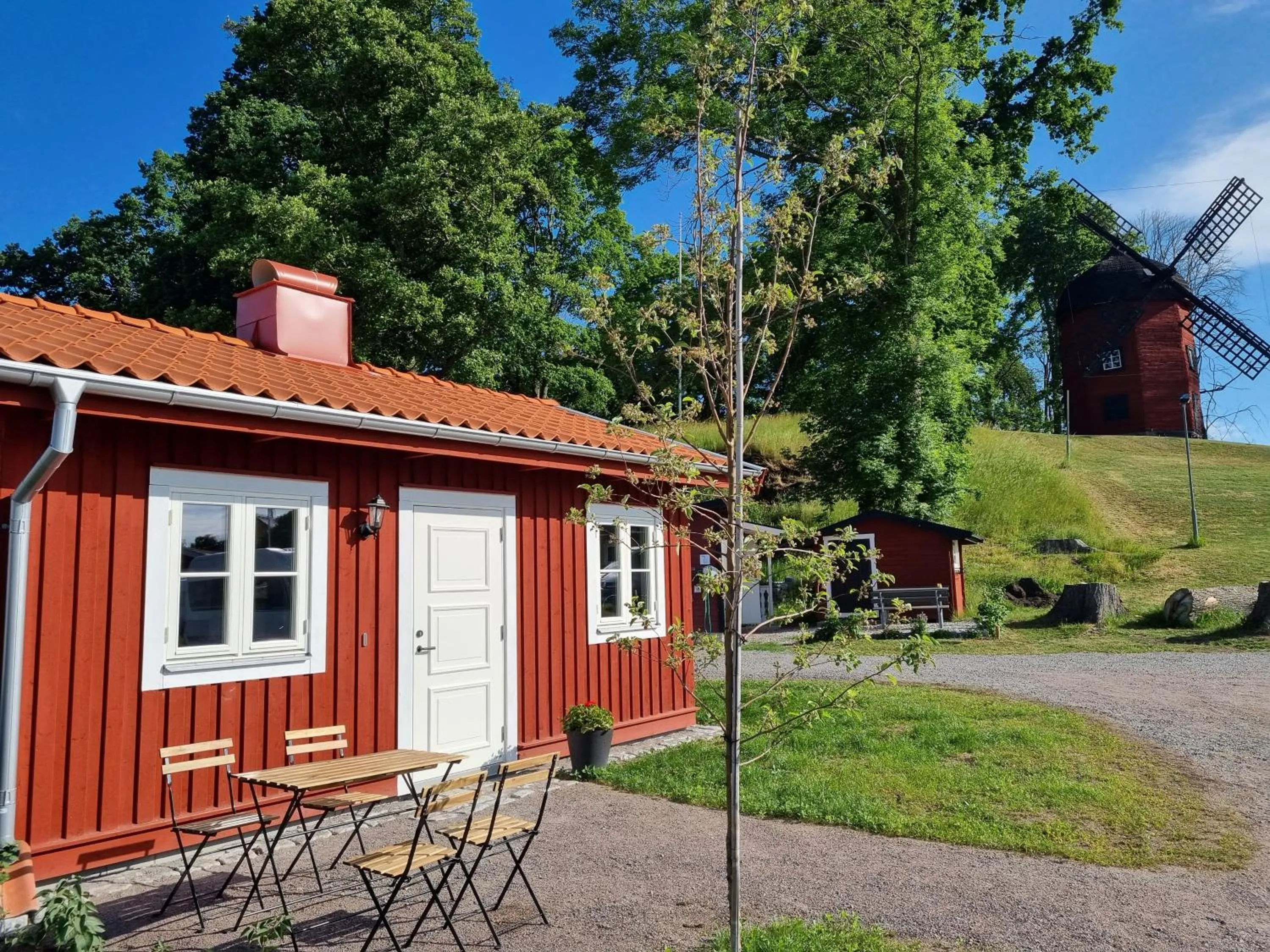 Patio in Korskullens Stugor