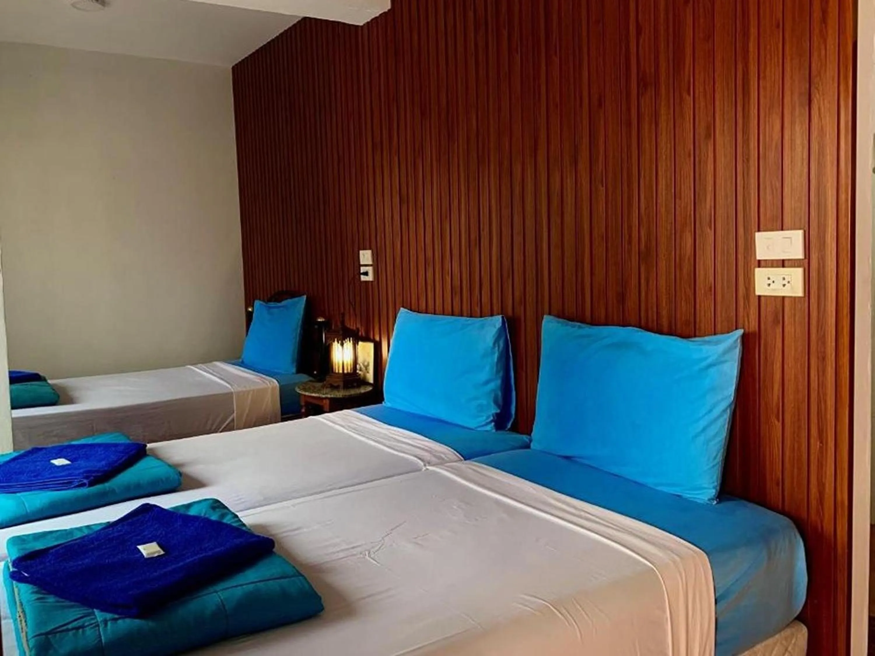 Bedroom, Bed in Ban Wiang Guest House