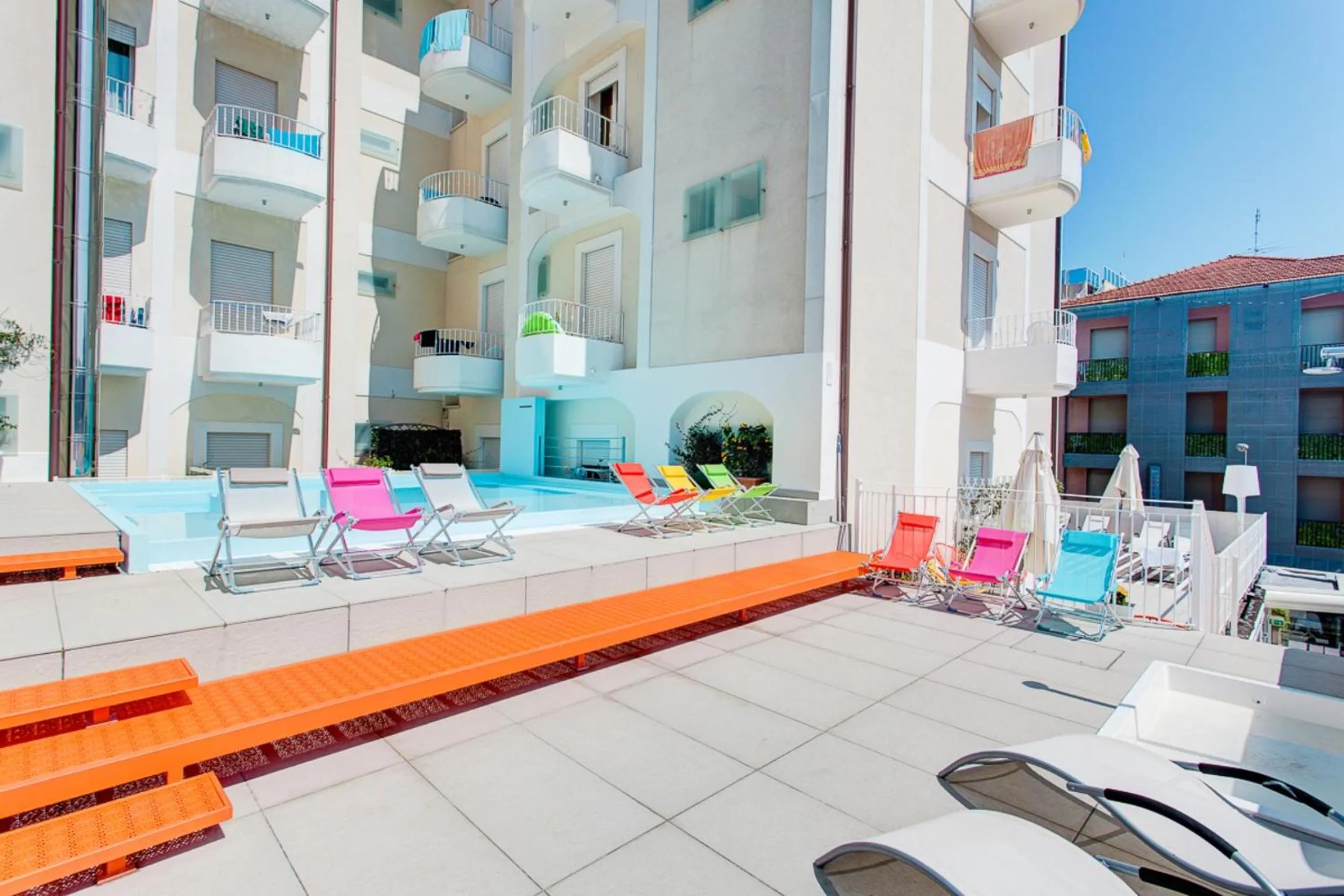 Swimming pool in Hotel Villa Marina Wellness SPA