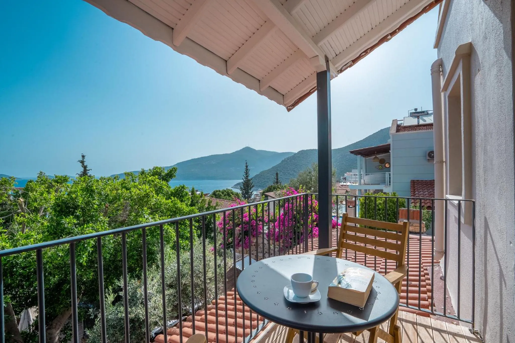 Balcony/Terrace in True Blue Boutique Hotel Kalkan