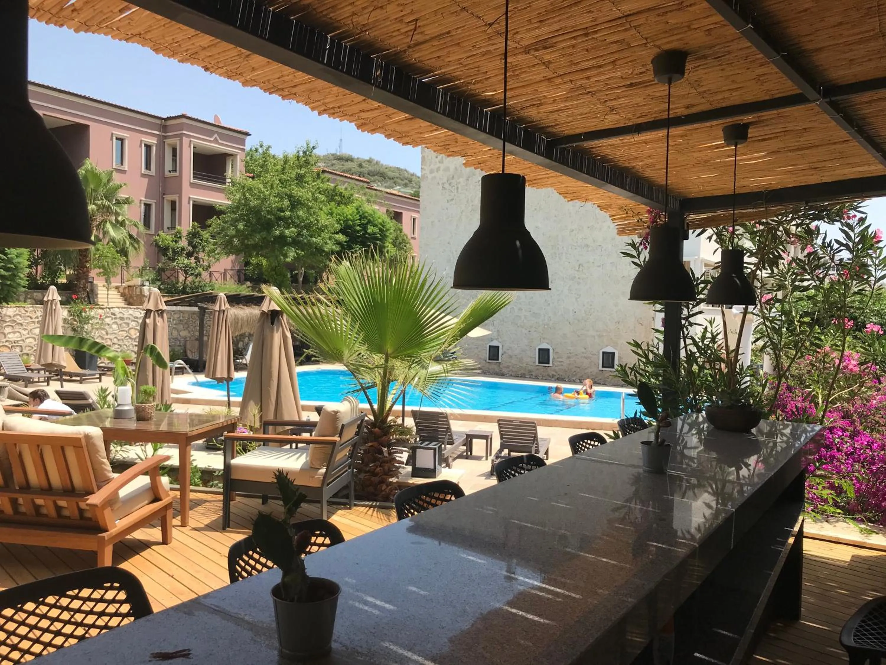 Living room in True Blue Boutique Hotel Kalkan