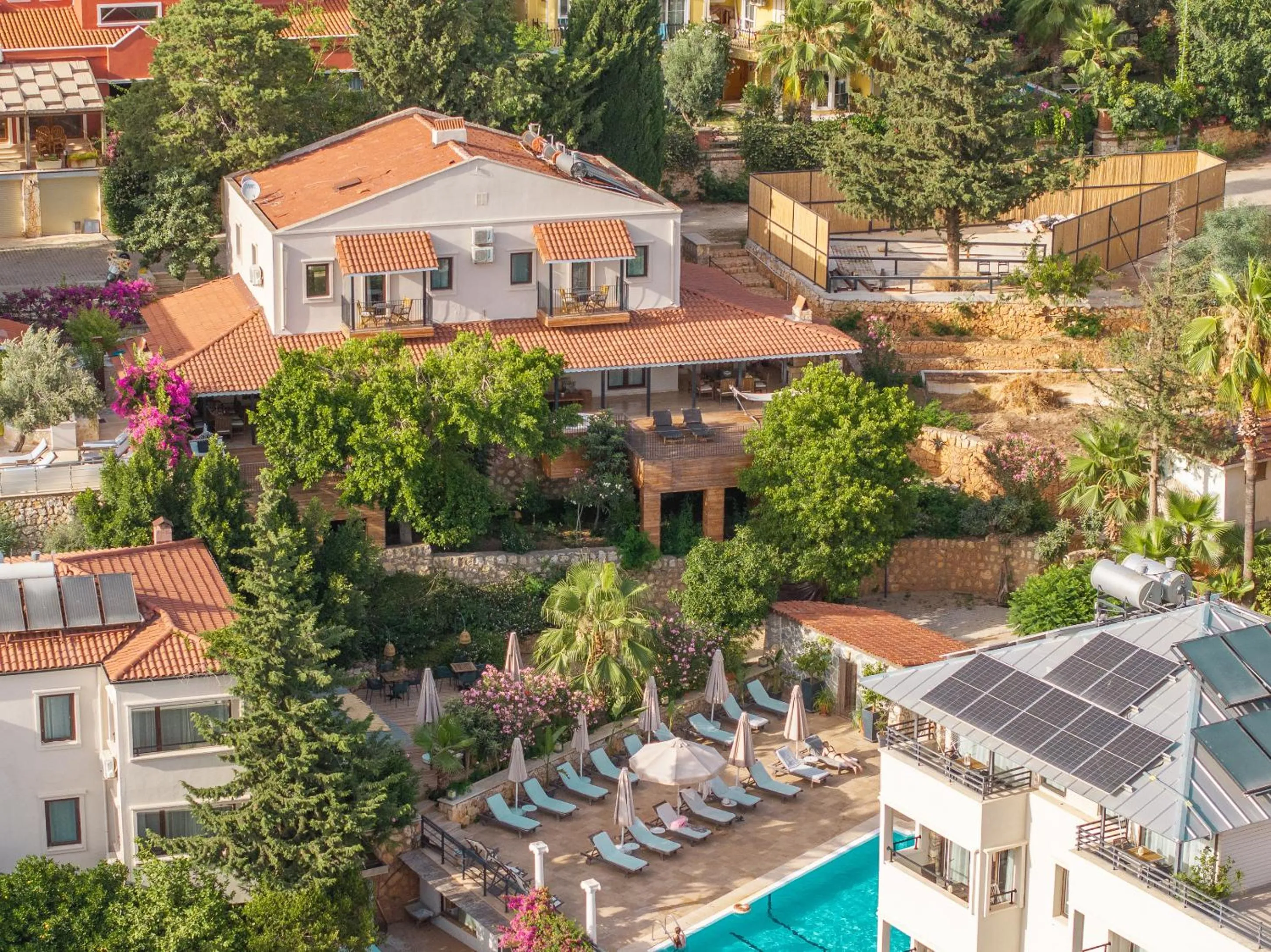 Property building in True Blue Boutique Hotel Kalkan